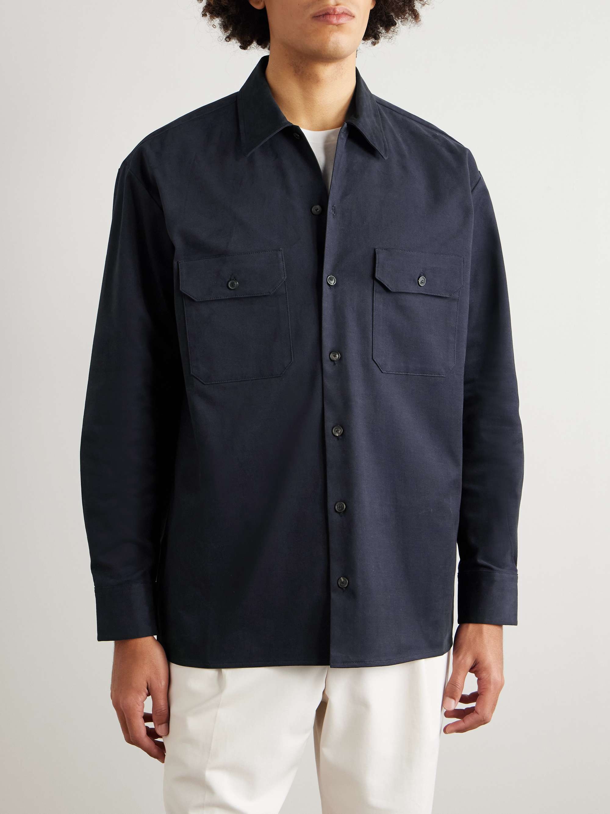 GHIAIA CASHMERE Cotton Shirt