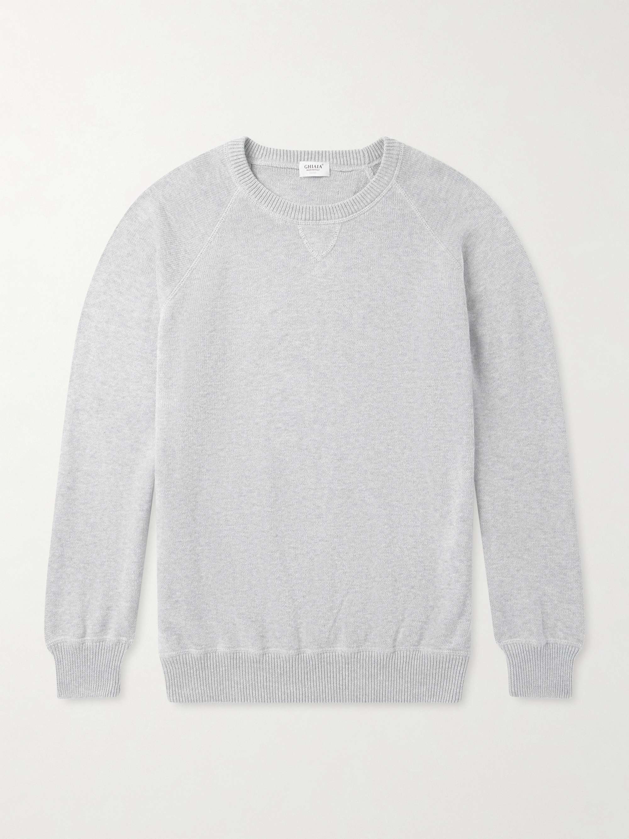 GHIAIA CASHMERE Cotton Sweater