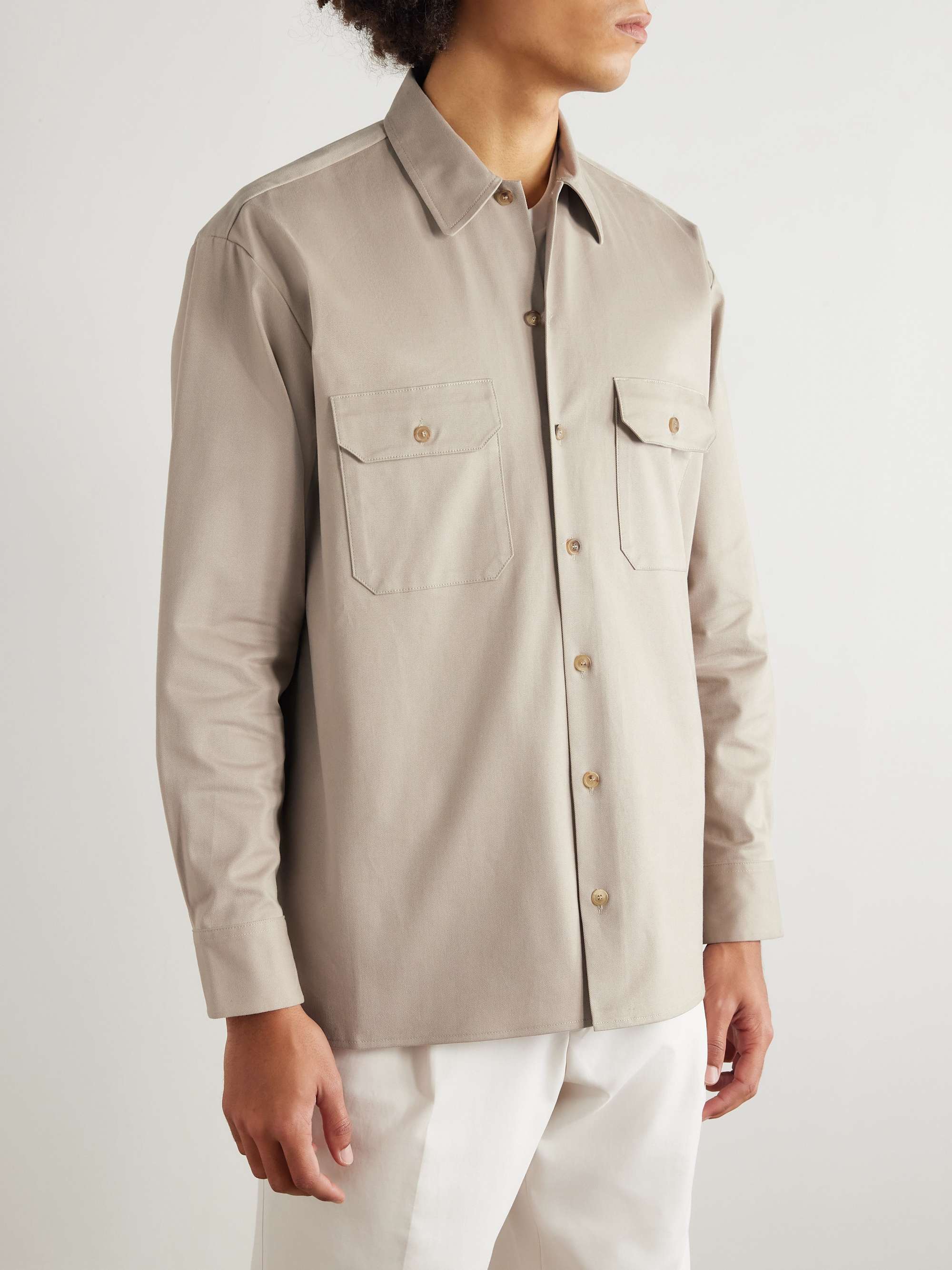 GHIAIA CASHMERE Cotton Shirt