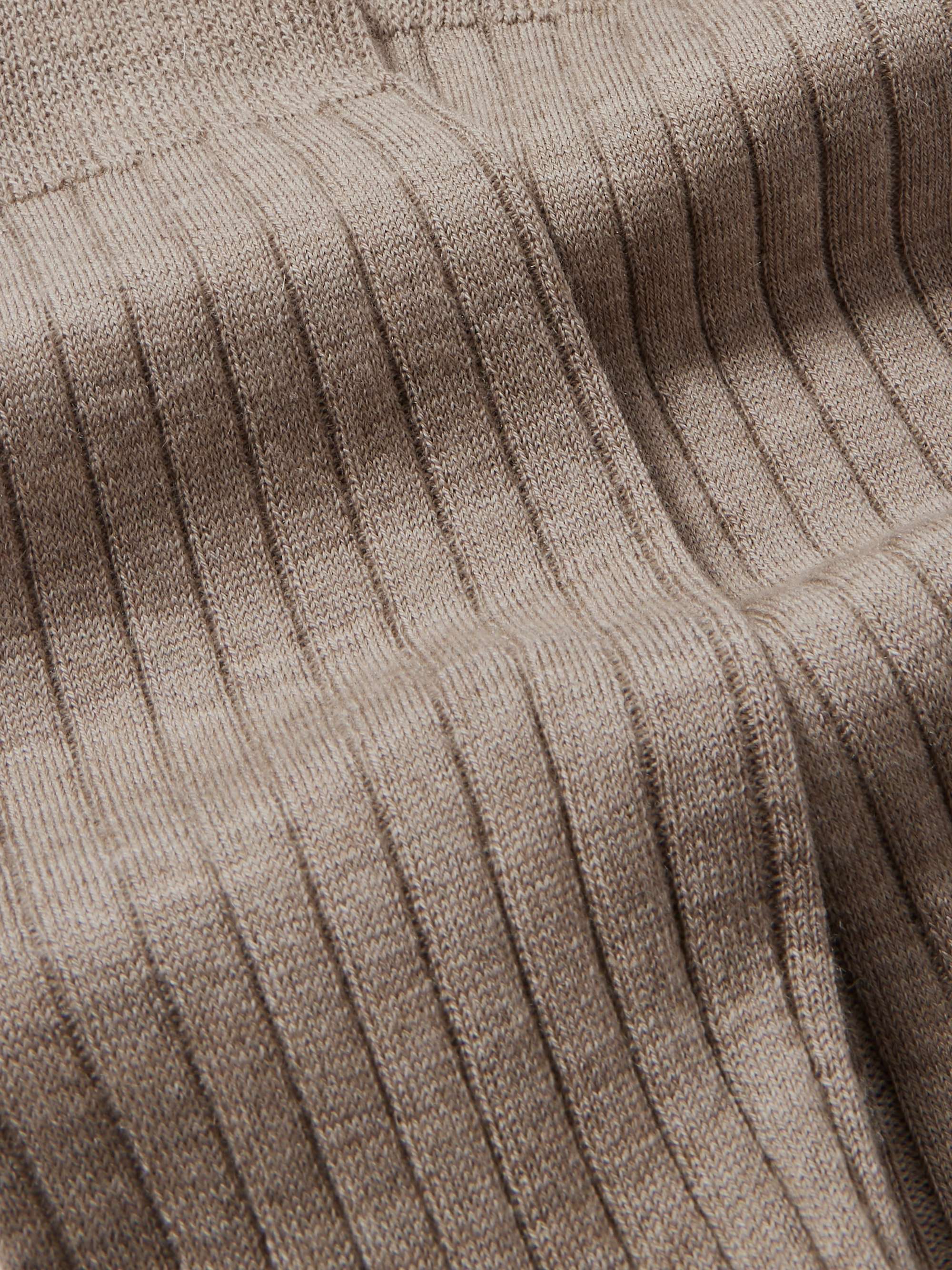 FALKE No 2 Ribbed Cashmere-Blend Socks