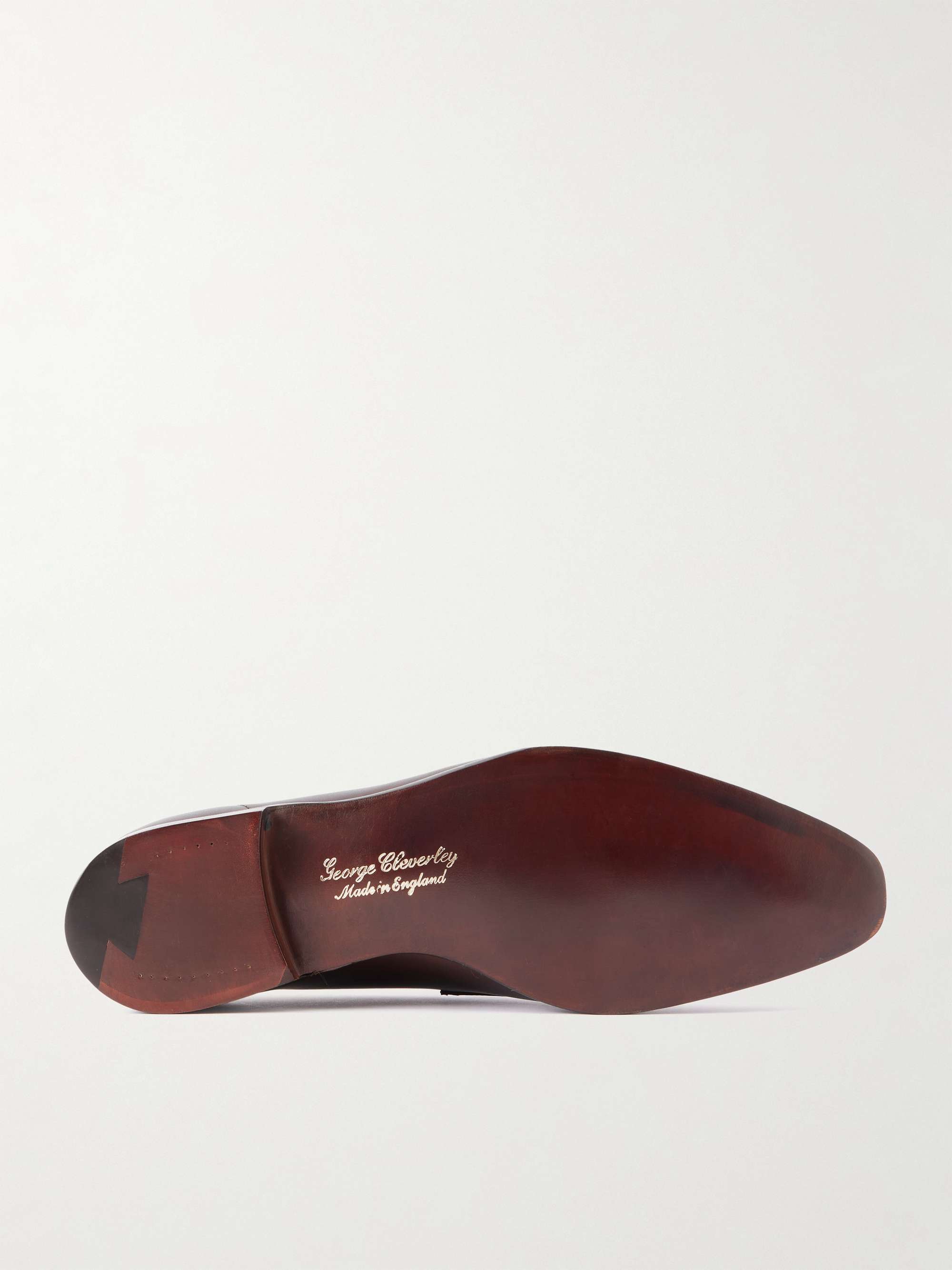 GEORGE CLEVERLEY George Full-Grain Leather Penny Loafers
