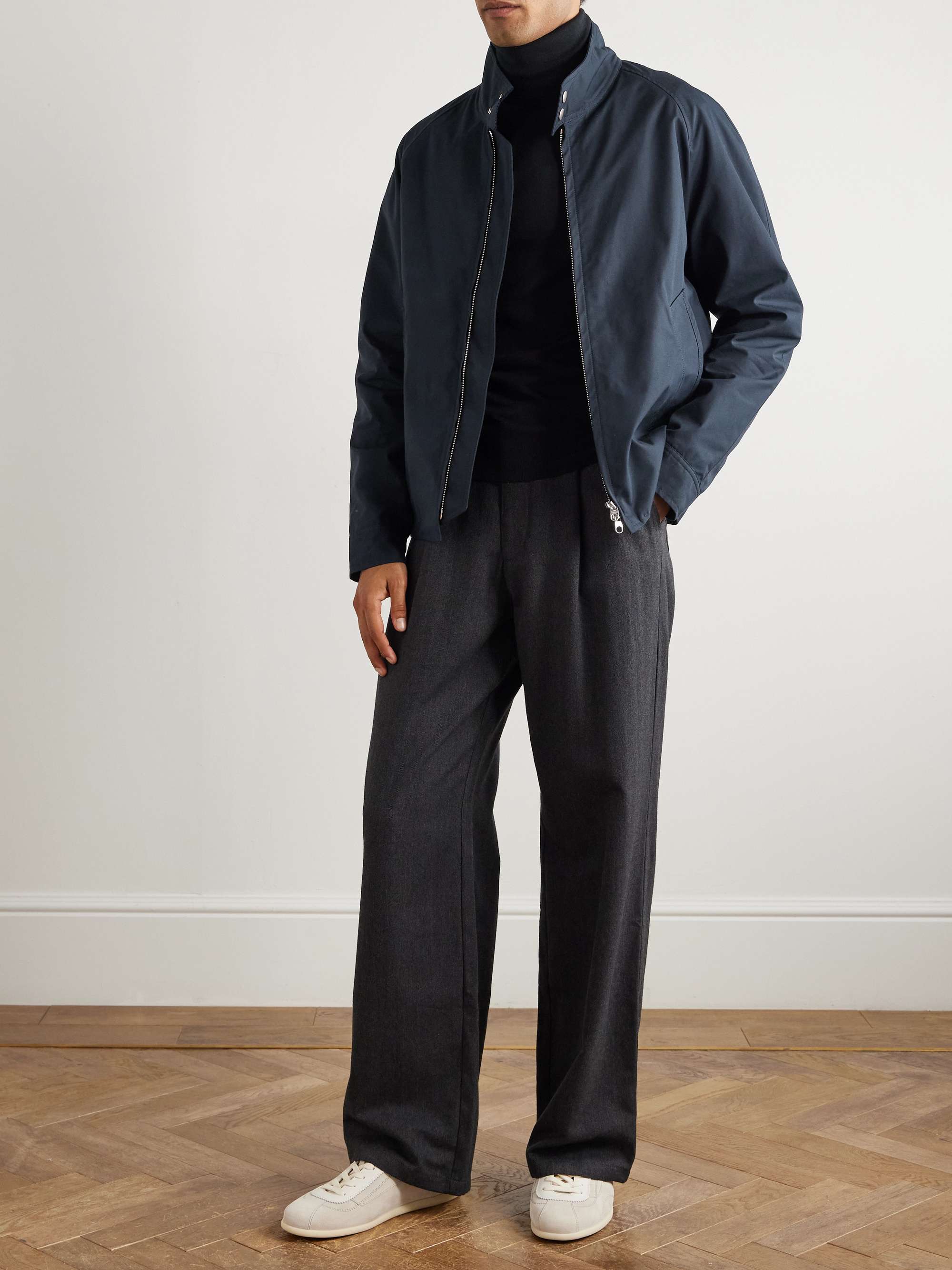 PRIVATE WHITE V.C. Cotton-Ventile Harrington Jacket