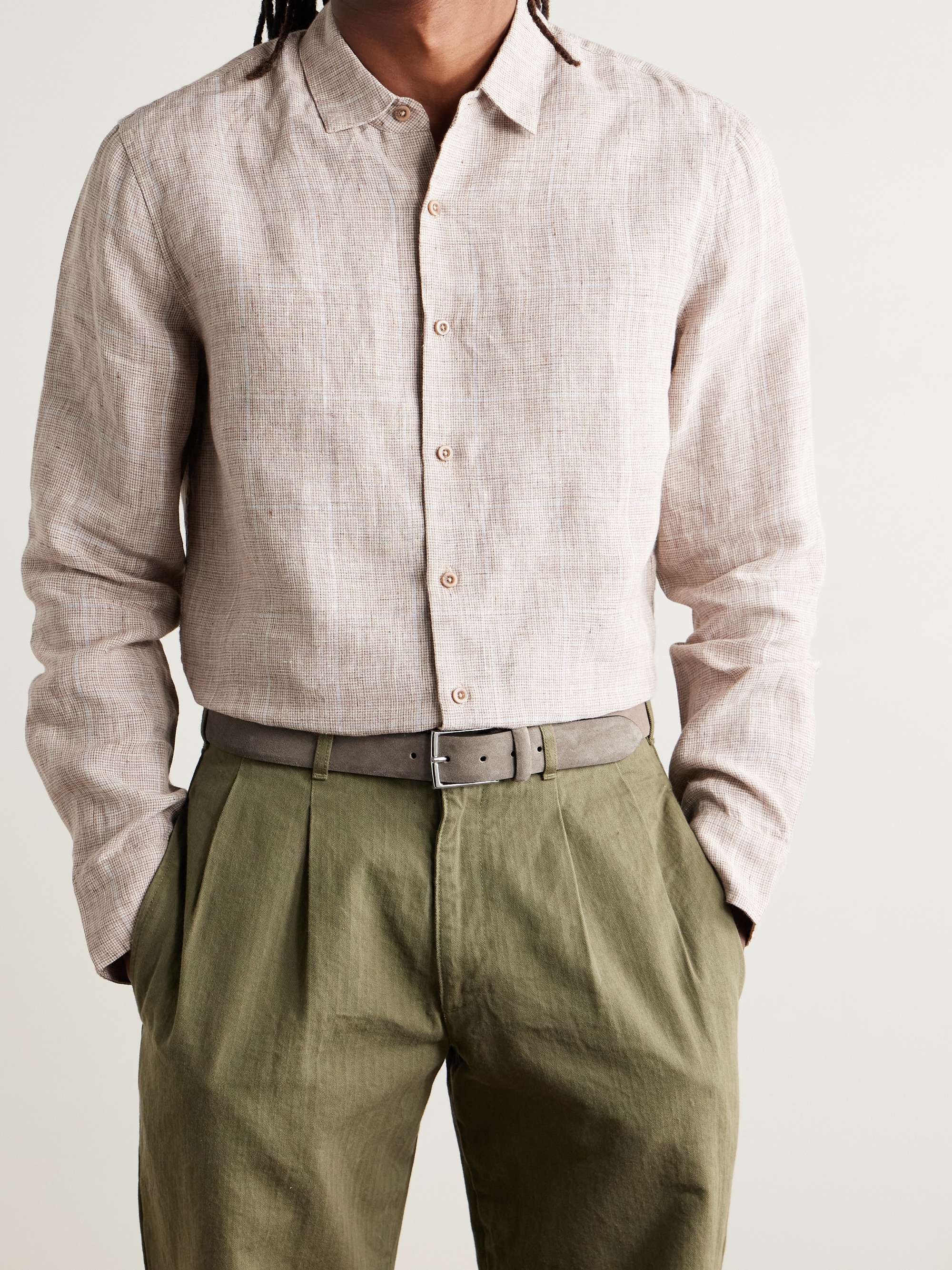 ANDERSON'S 3.5cm Suede Belt