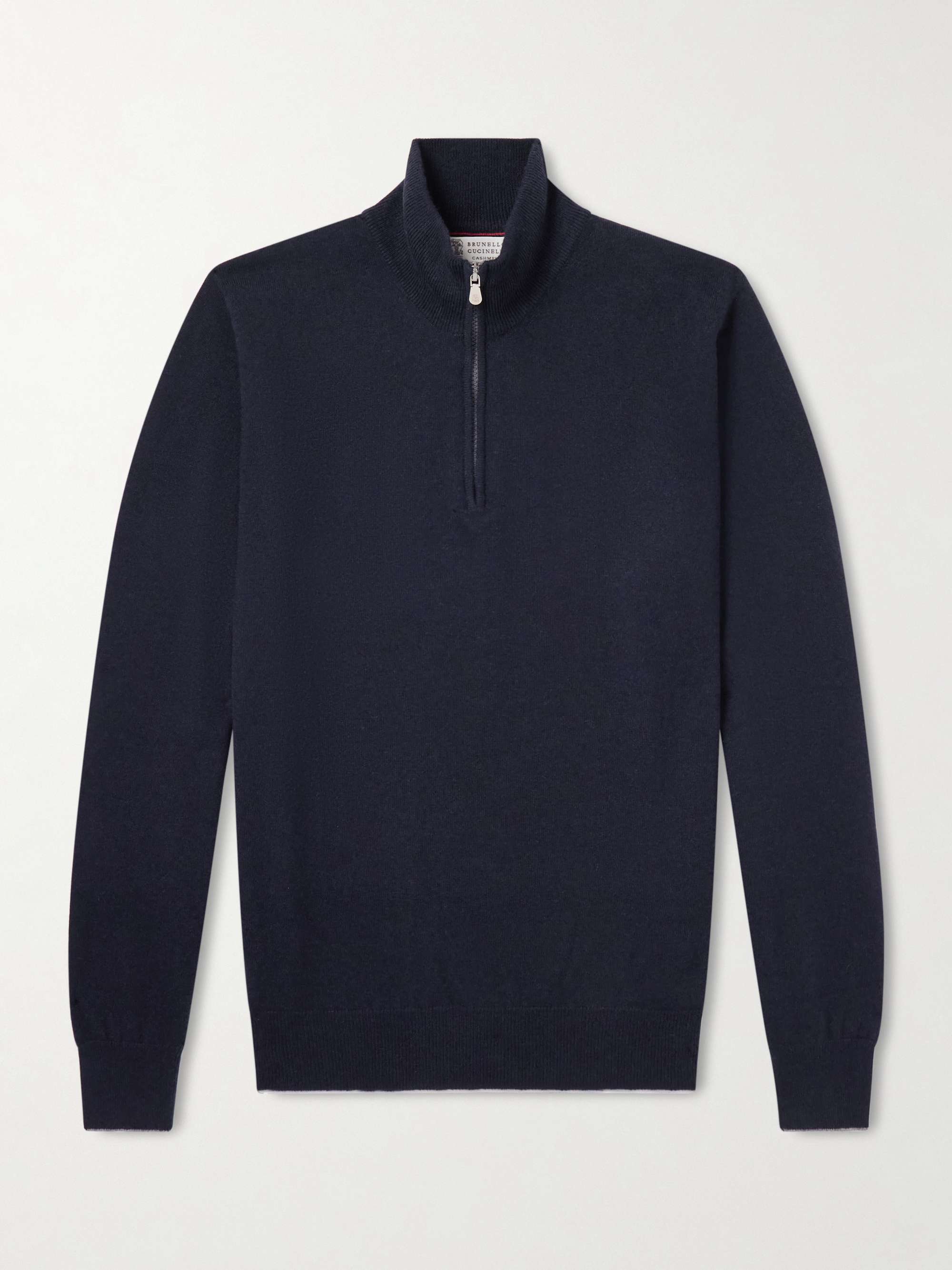 BRUNELLO CUCINELLI Cashmere Half-Zip Sweater