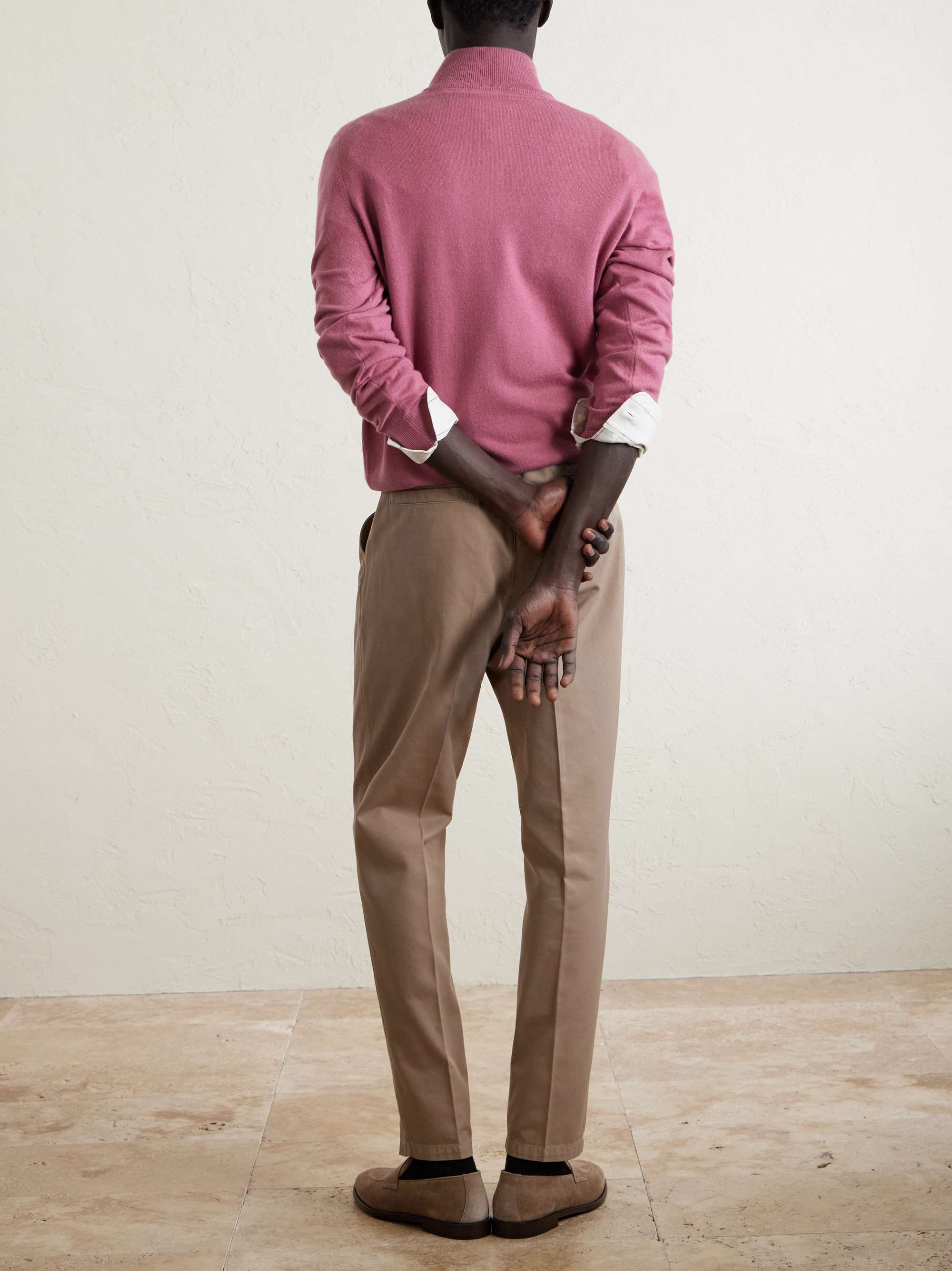 BRUNELLO CUCINELLI Cashmere Half-Zip Sweater