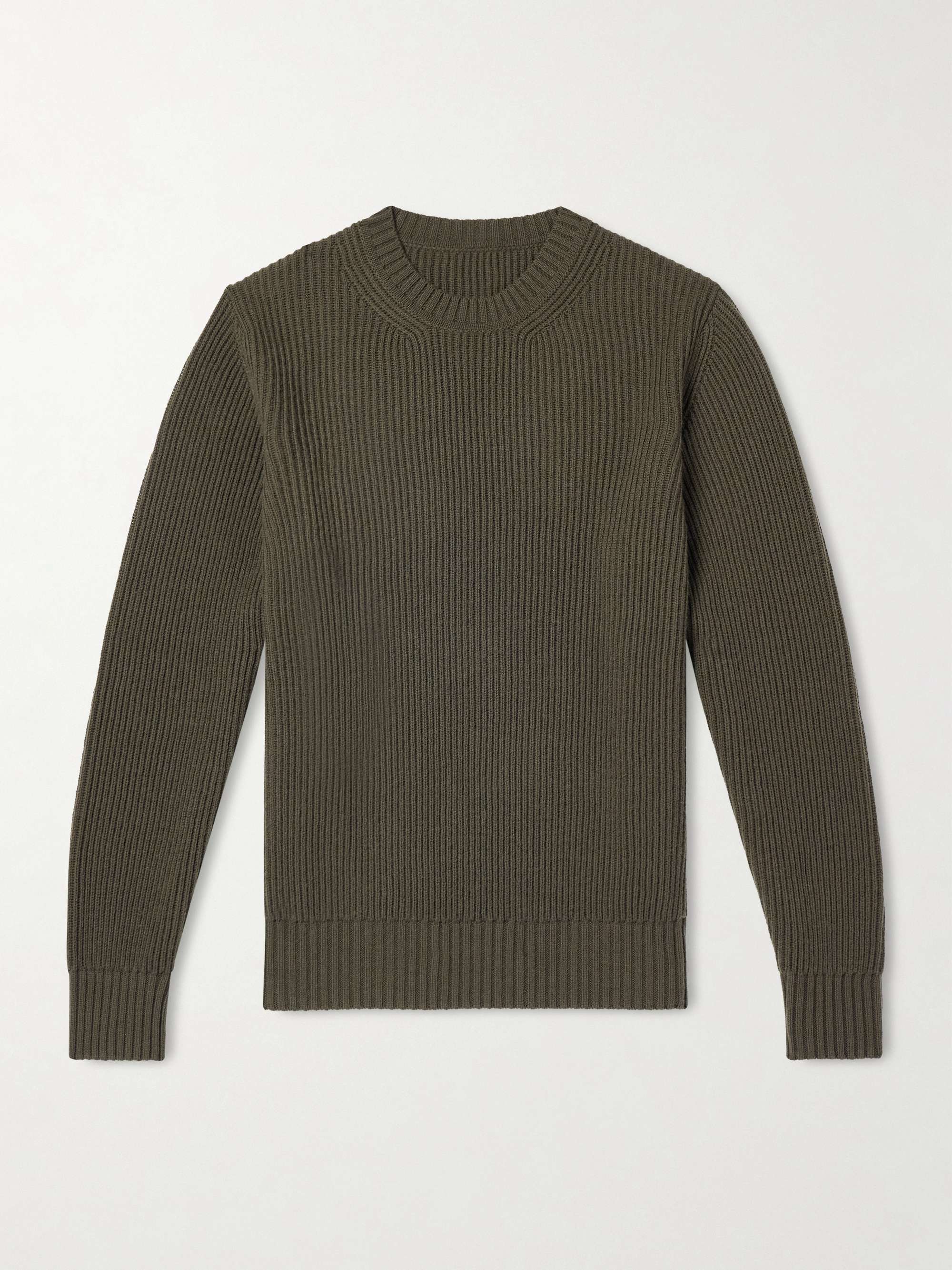 ANDERSON & SHEPPARD Pullover in cashmere a coste