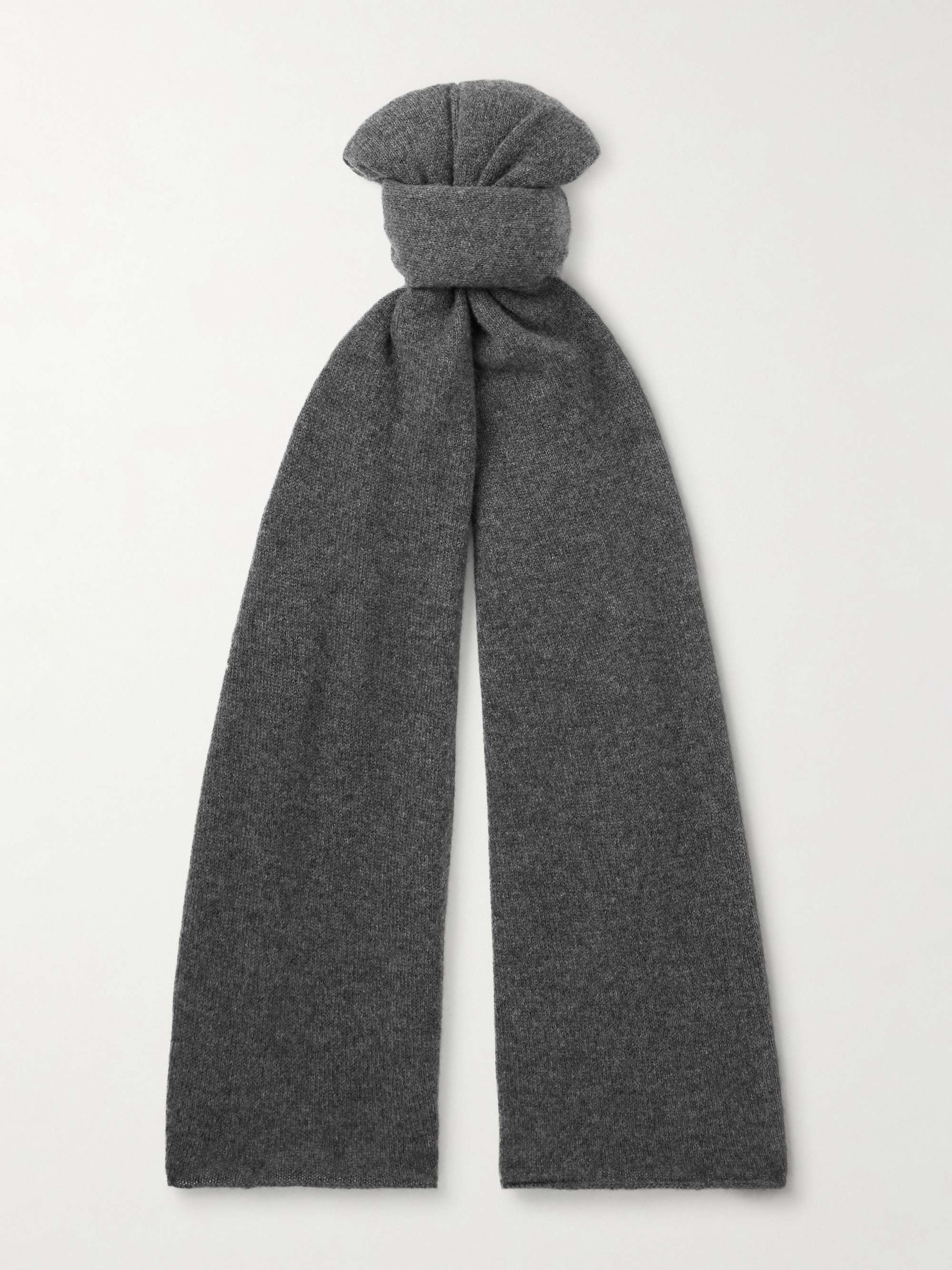 ANDERSON & SHEPPARD Ribbed Cashmere Scarf