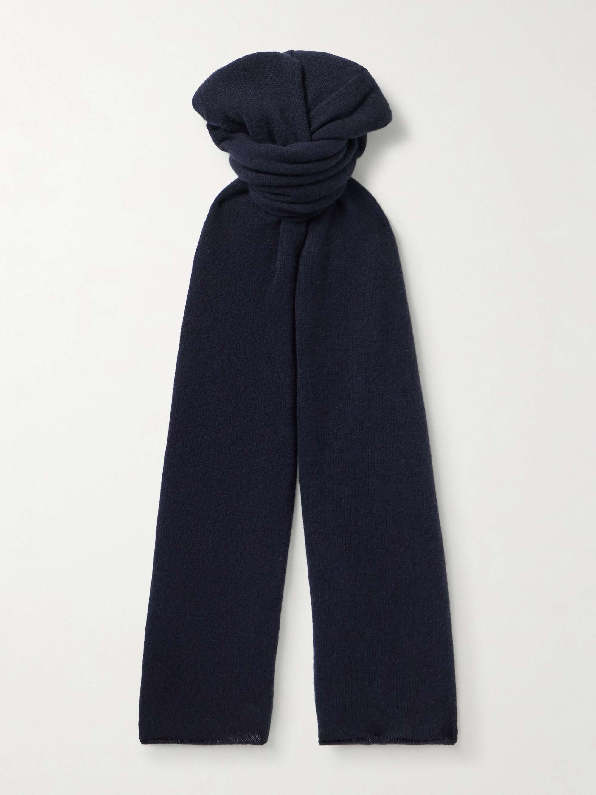 ANDERSON & SHEPPARD Ribbed Cashmere Scarf