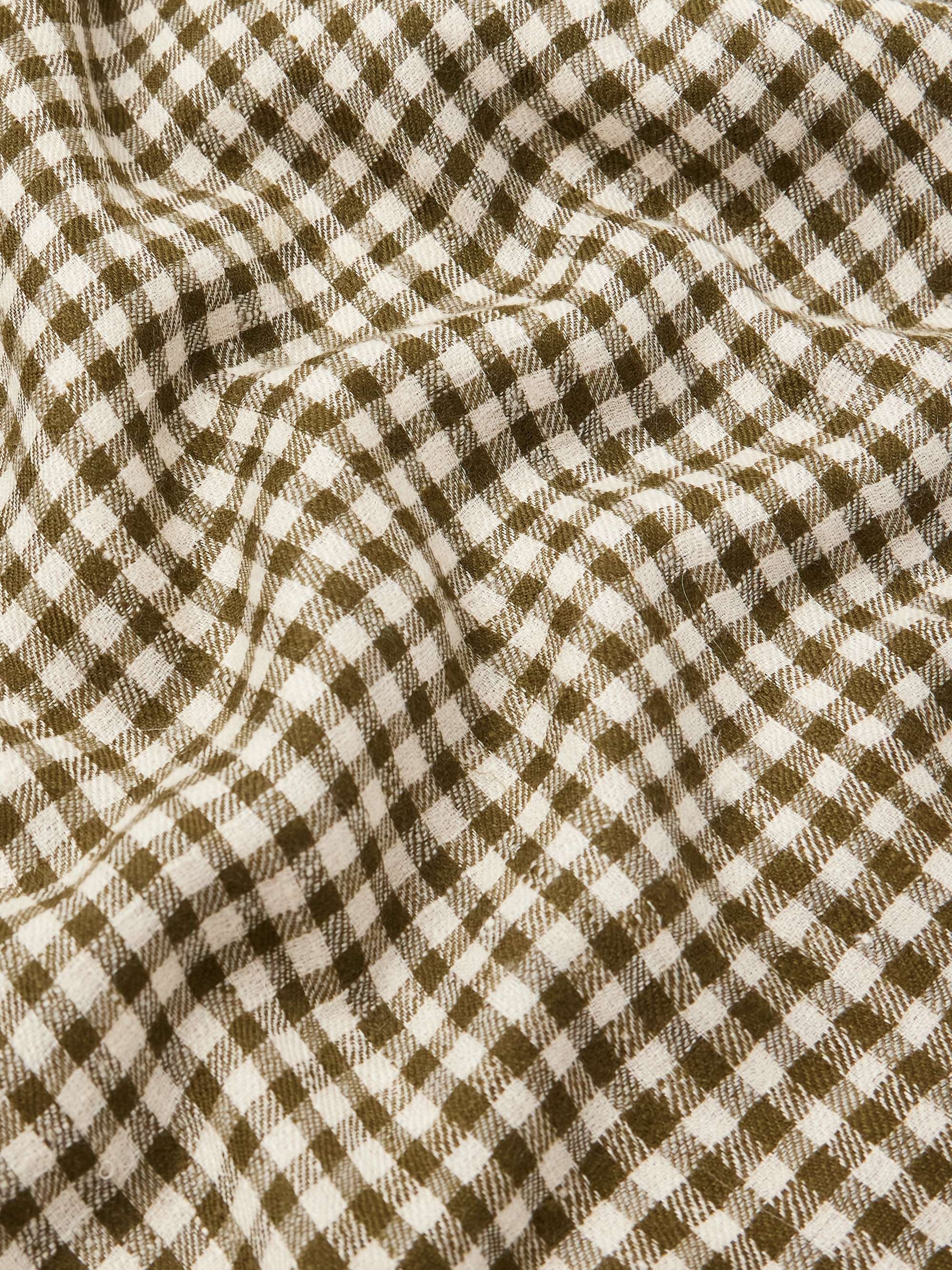 ANDERSON & SHEPPARD + Camoshita Checked Cashmere Scarf