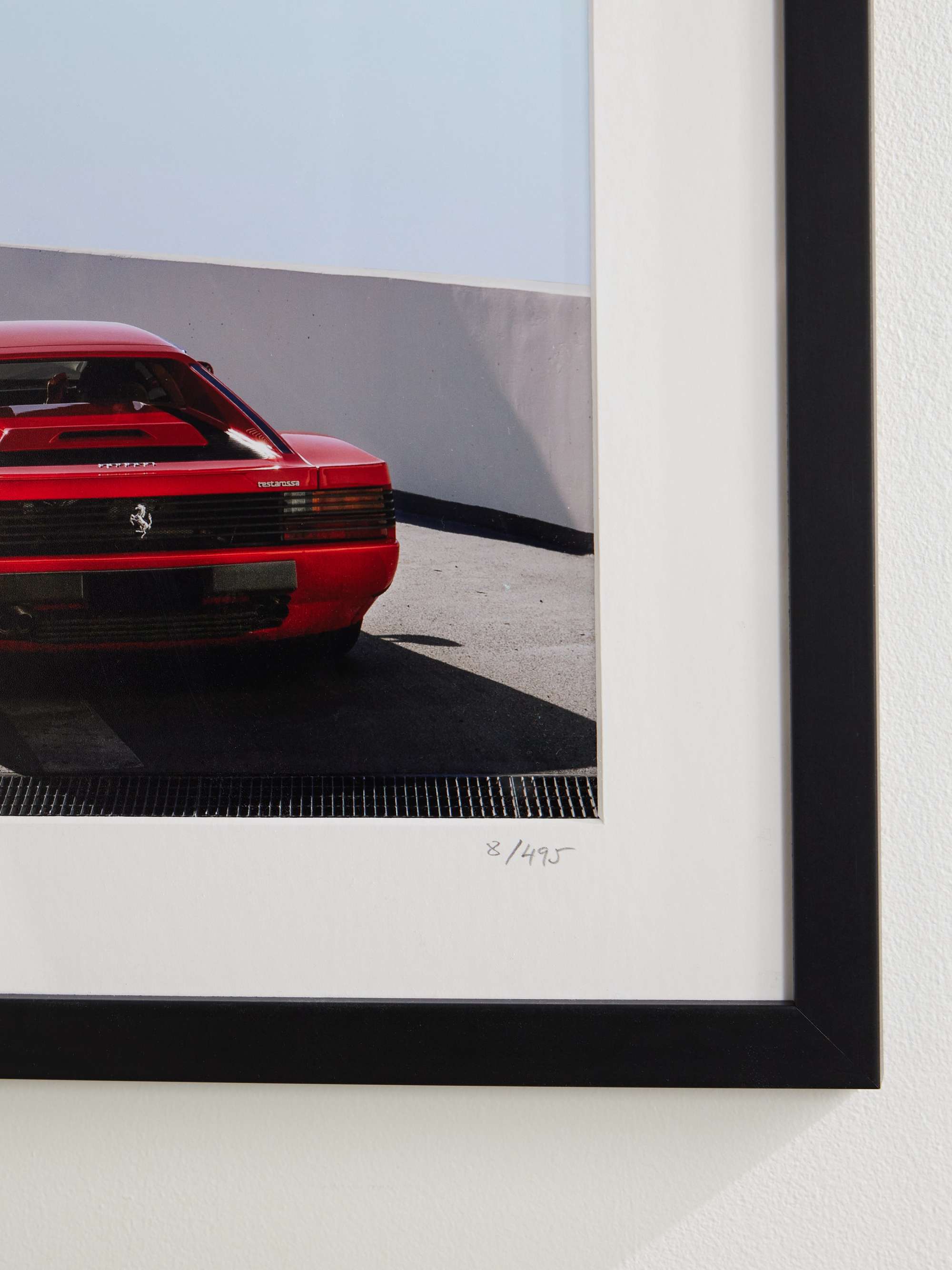 SONIC EDITIONS Framed 2018 Ferrari Testarossa Print, 16" x 20"