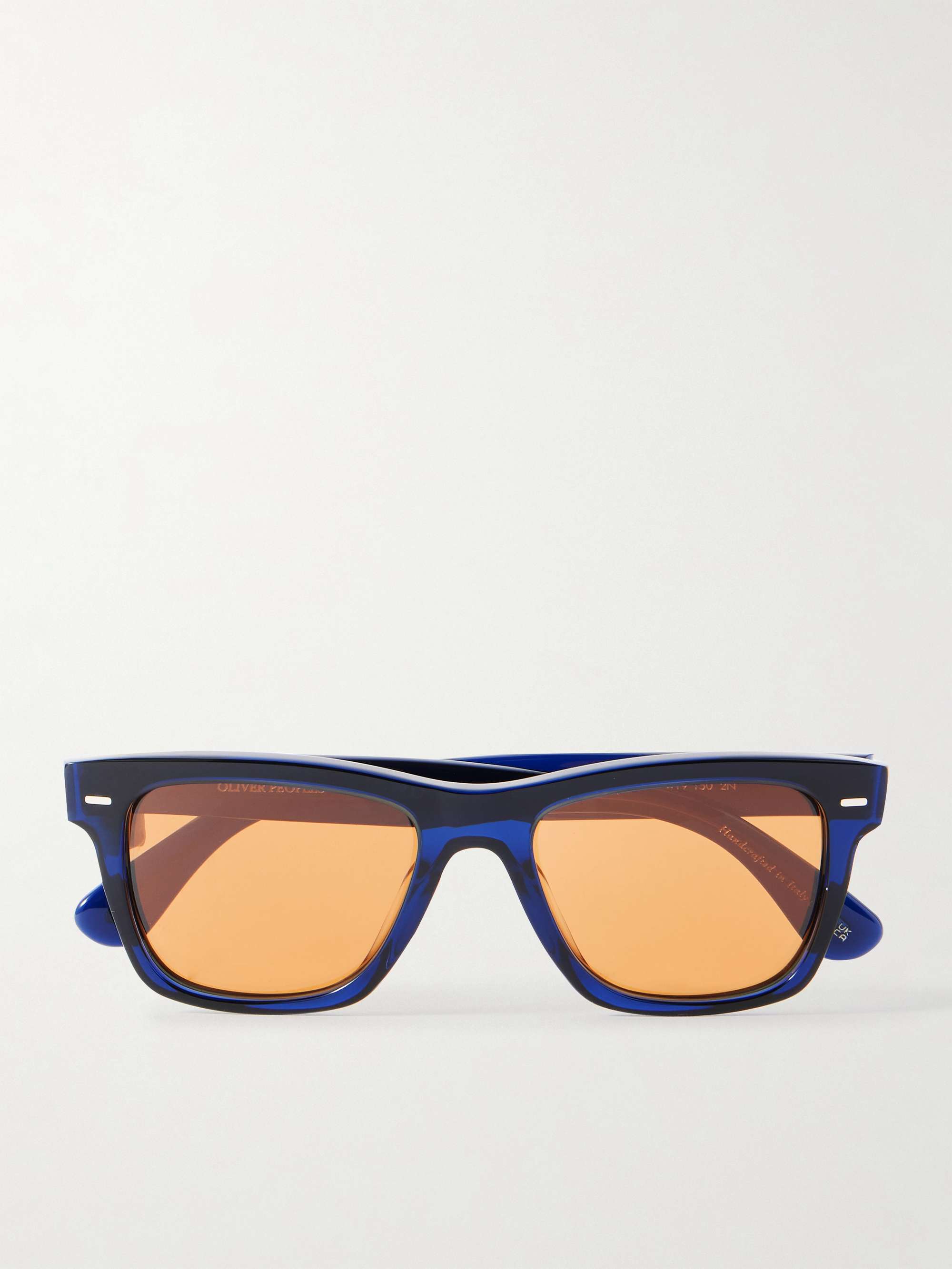 OLIVER PEOPLES نظارات شمسية Oliver بإطار مربّع وعدسات مستقطبة من الأسيتات