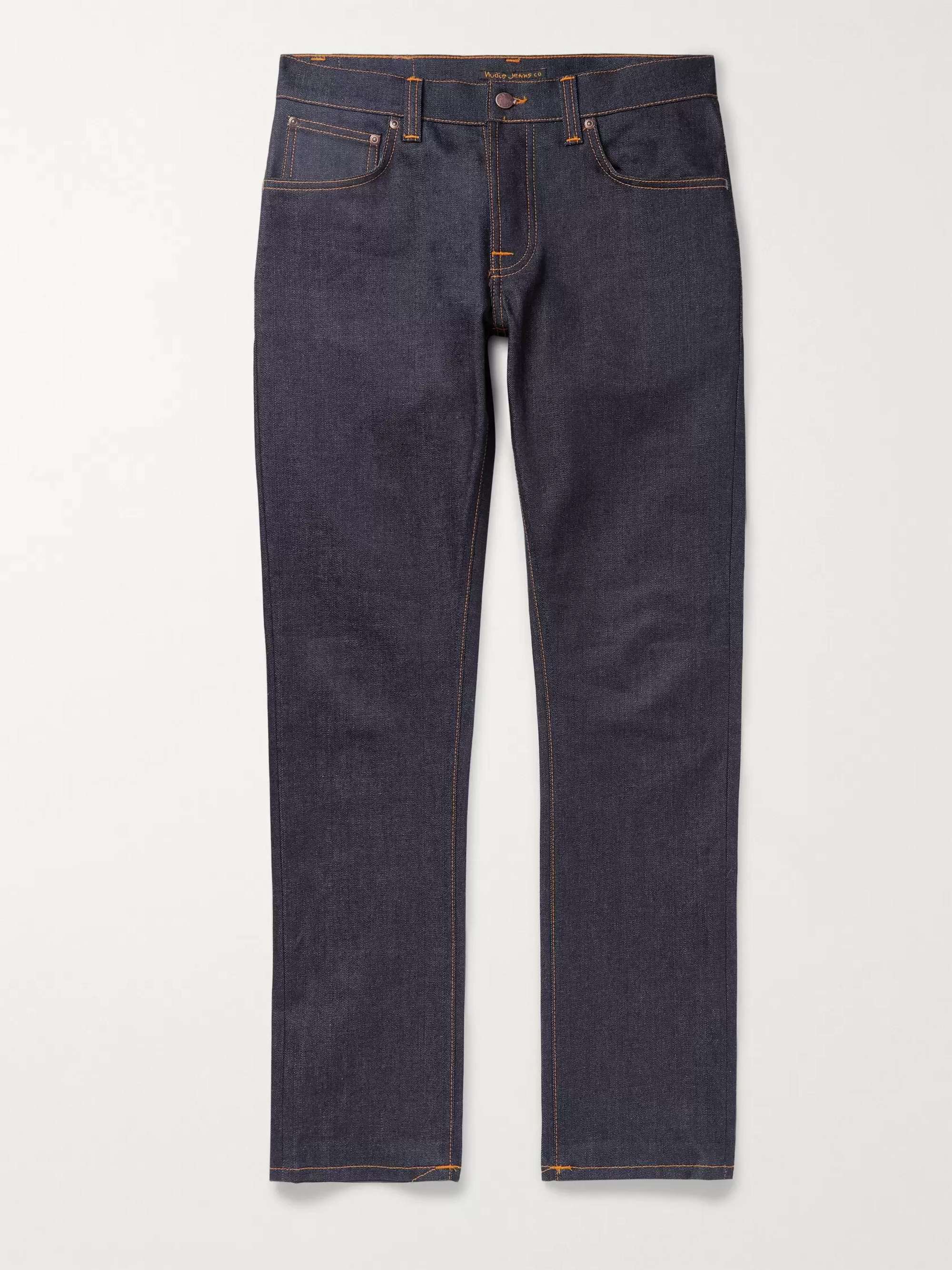 Verbieden stimuleren hart NUDIE JEANS Grim Tim Slim-Fit Organic Stretch-Denim Jeans | MR PORTER