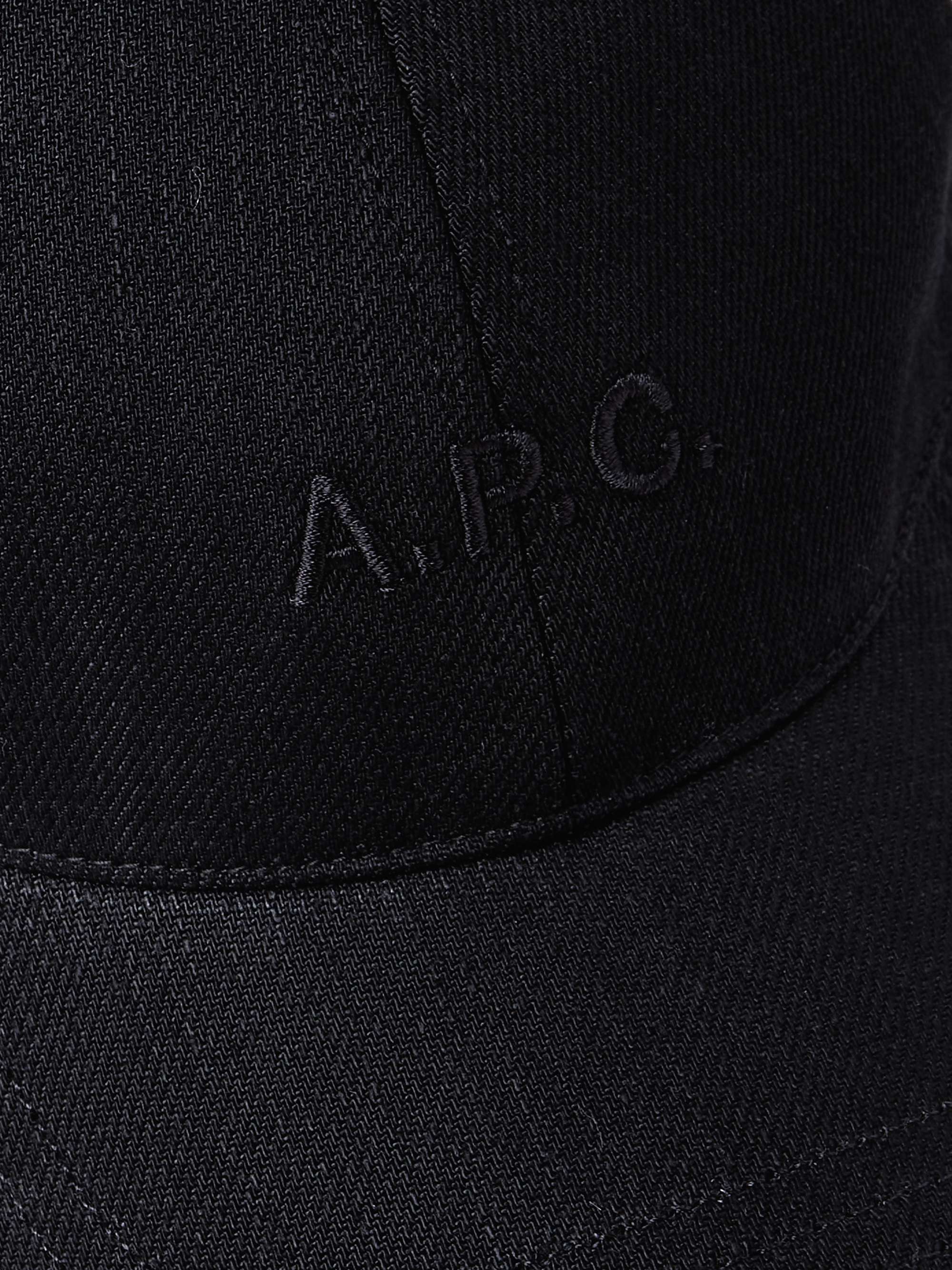 A.P.C. Logo-Embroidered Cotton-Blend Canvas Baseball Cap