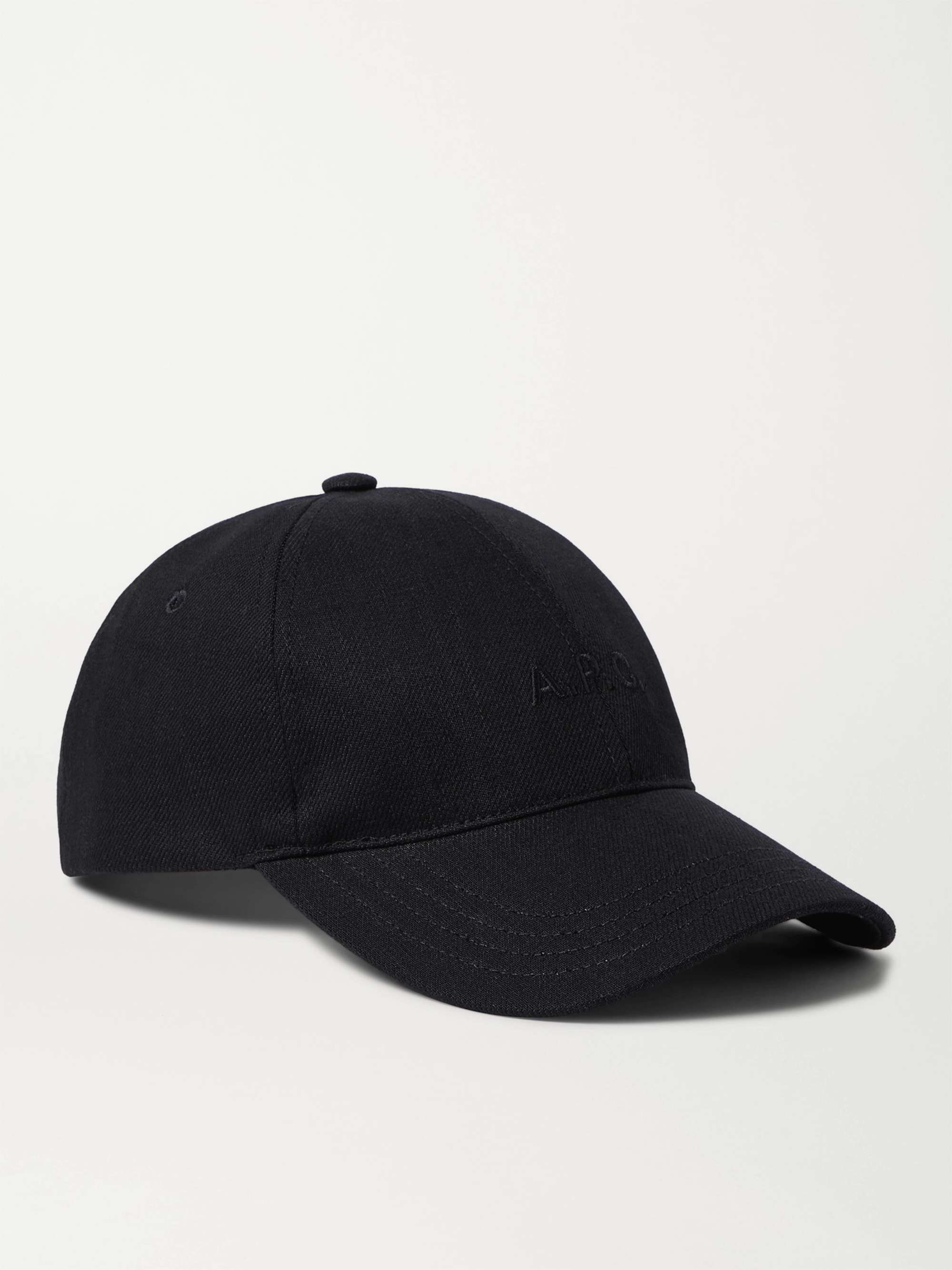 A.P.C. Logo-Embroidered Cotton-Blend Canvas Baseball Cap