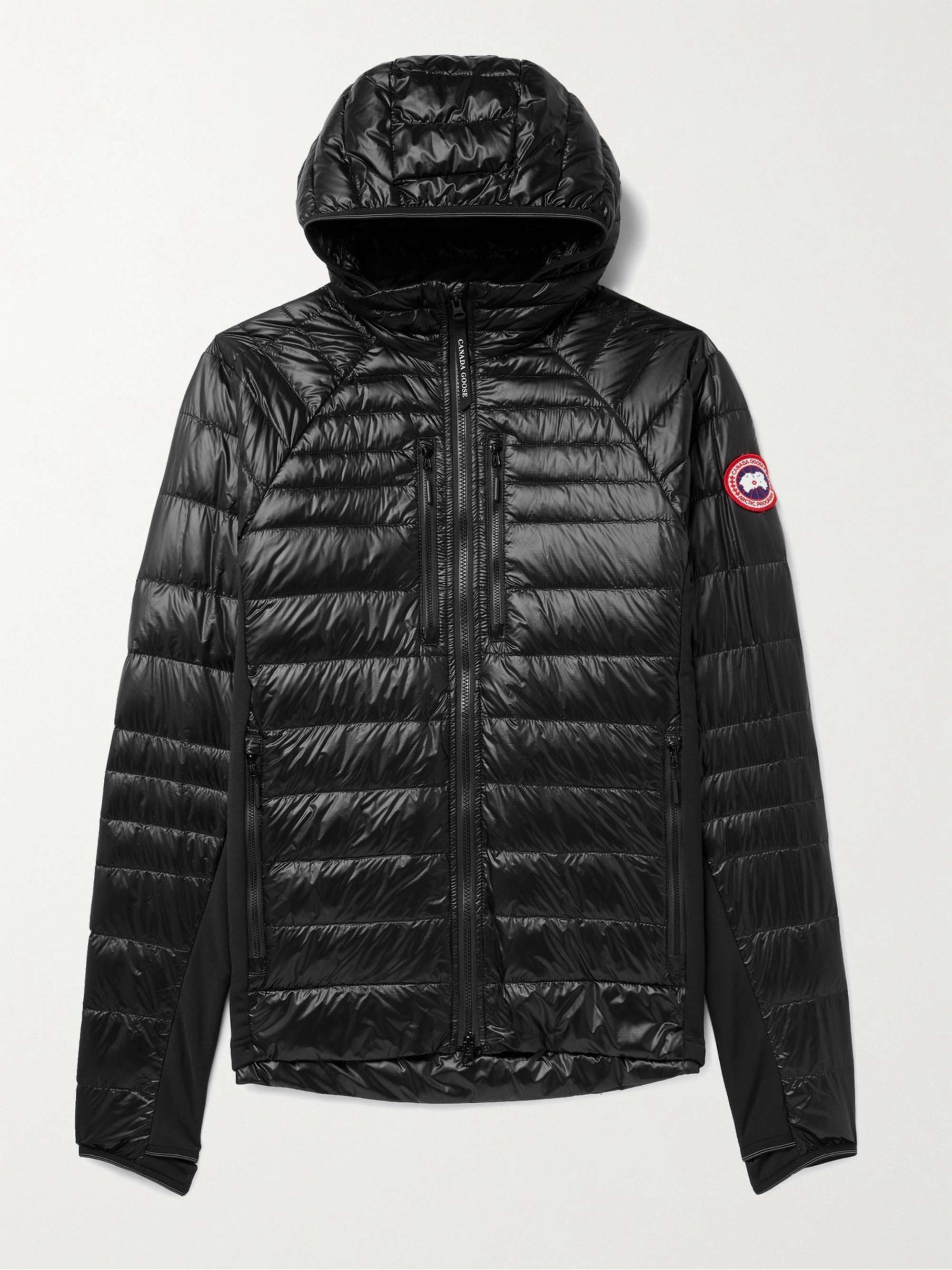 Hybridge Lite Slim-Fit Quilted Shell Hooded Down Jacket