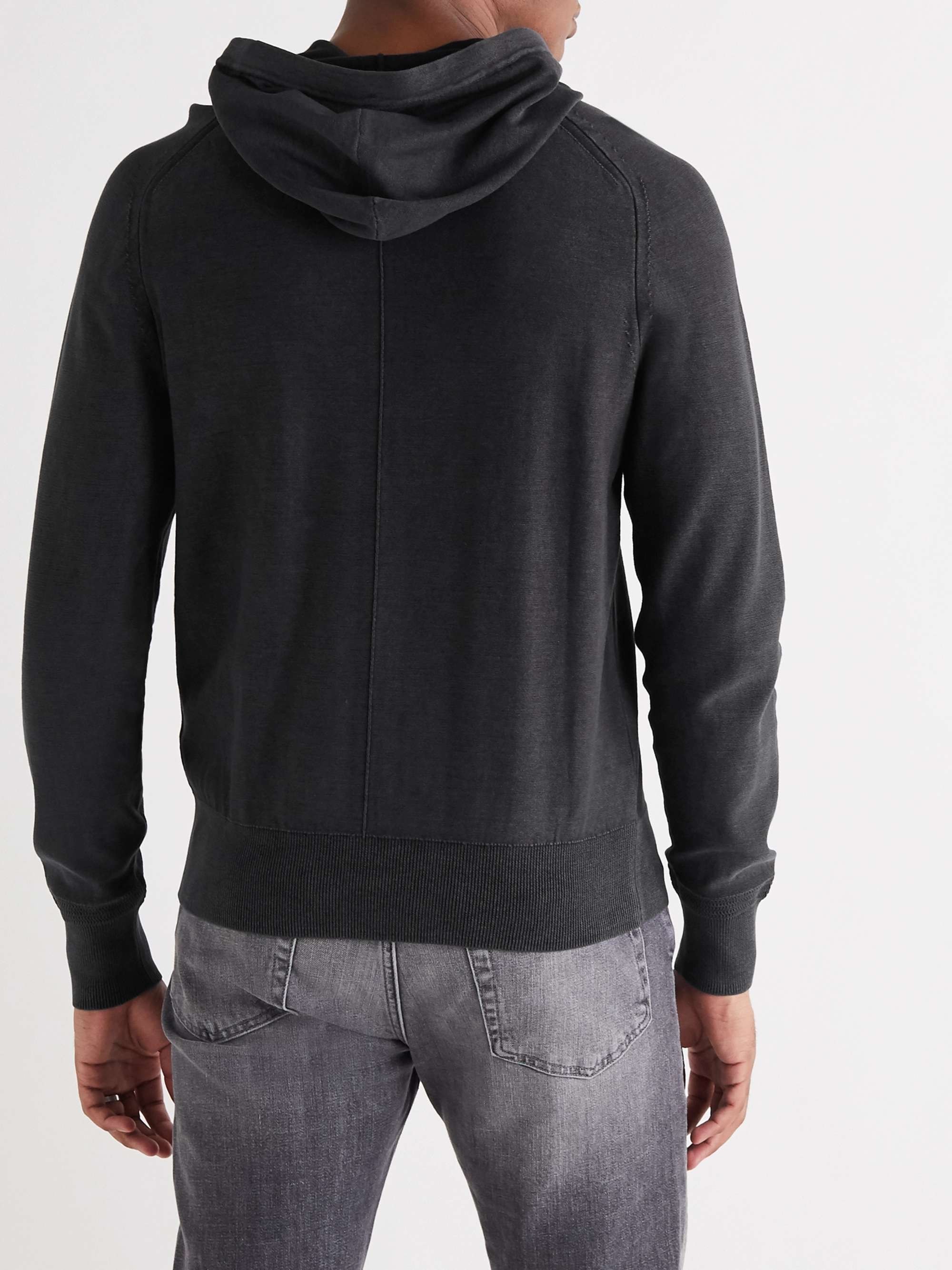 RAG & BONE Lance Slim-Fit Cotton-Jersey Hoodie
