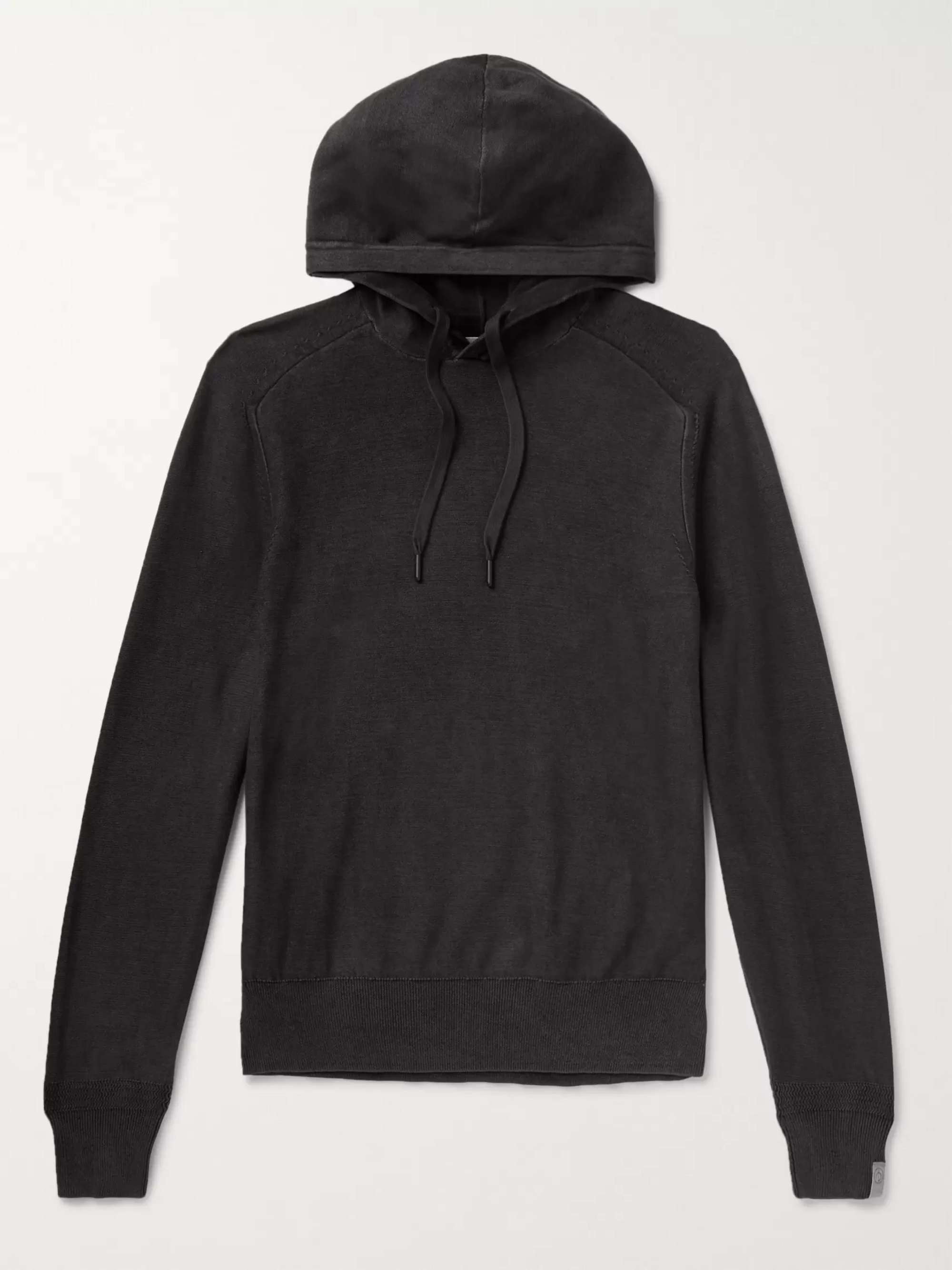 RAG & BONE Lance Slim-Fit Cotton-Jersey Hoodie