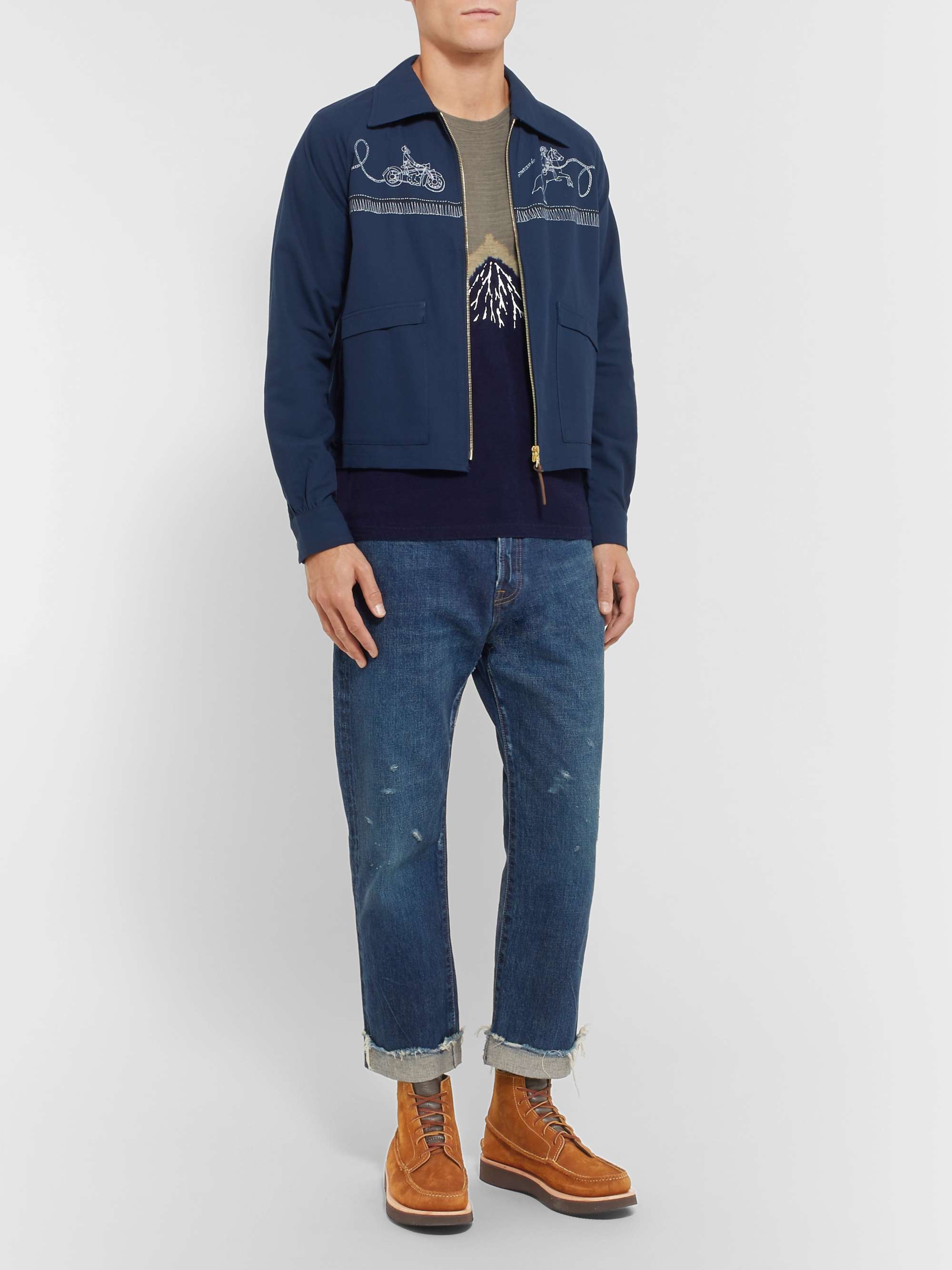 YUKETEN Maine Guide Suede Boots