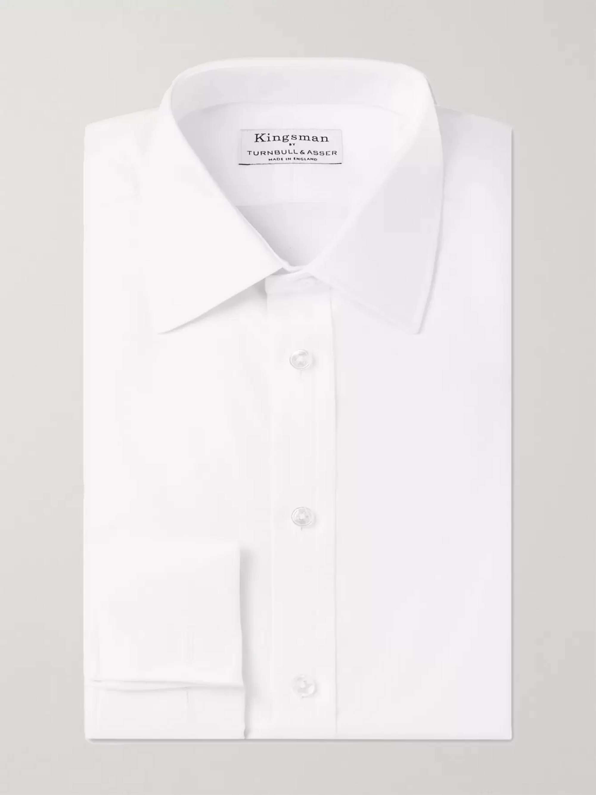 Kennis maken Lyrisch blad KINGSMAN + Turnbull & Asser White Double-Cuff Cotton-Twill Shirt for Men |  MR PORTER