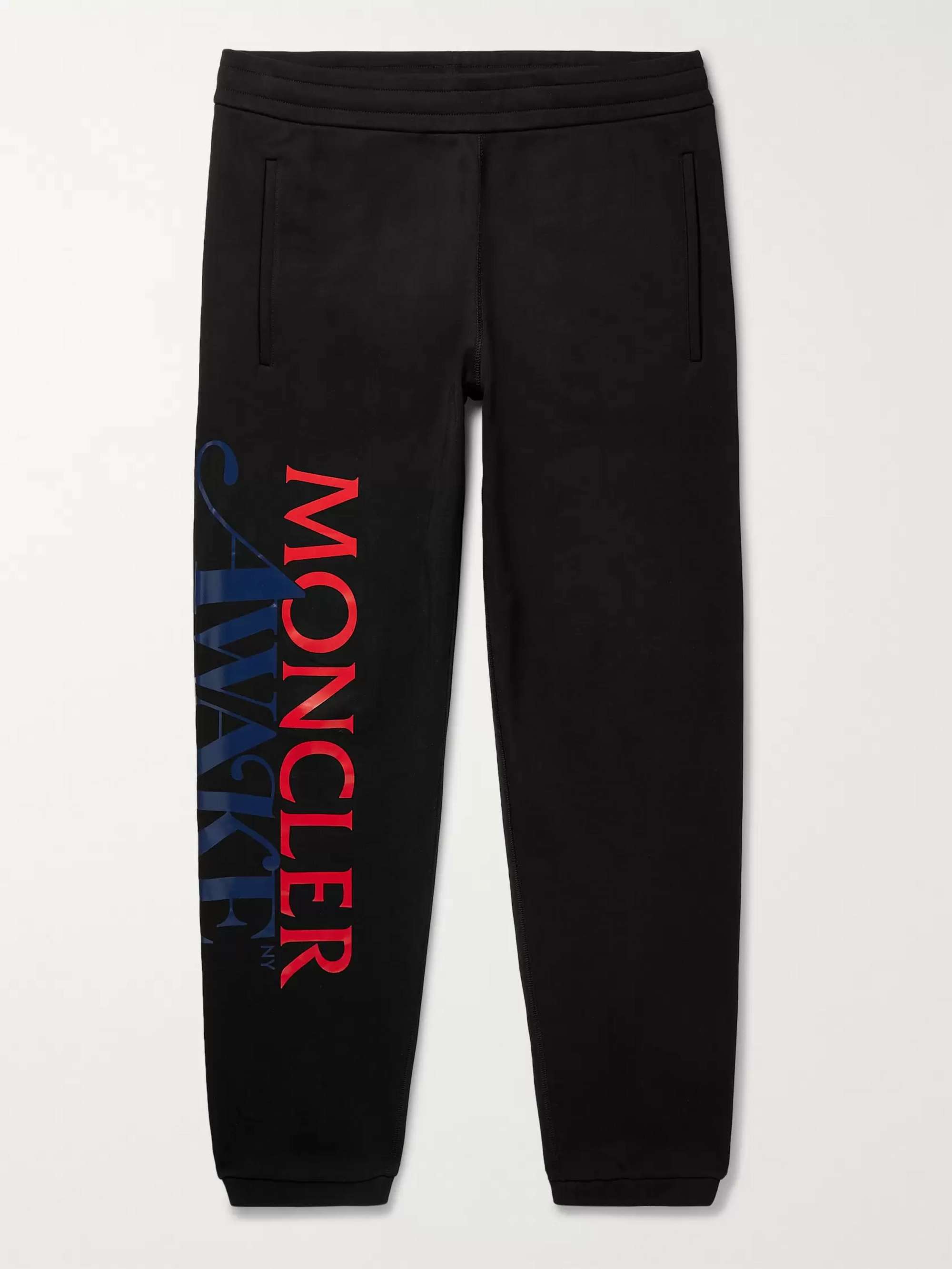+ Awake NY 2 Moncler 1952 Tapered Logo-Print Cotton-Jersey Sweatpants
