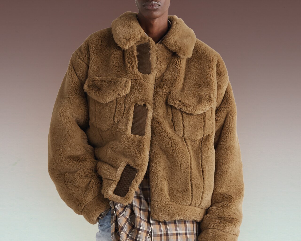acne studios sherpa