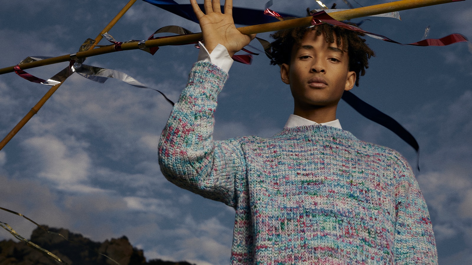 Jaden Smith launches MSFTSrep's fall 2022 collection in London