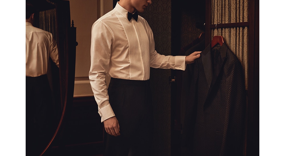 giorgio armani tuxedo shirt