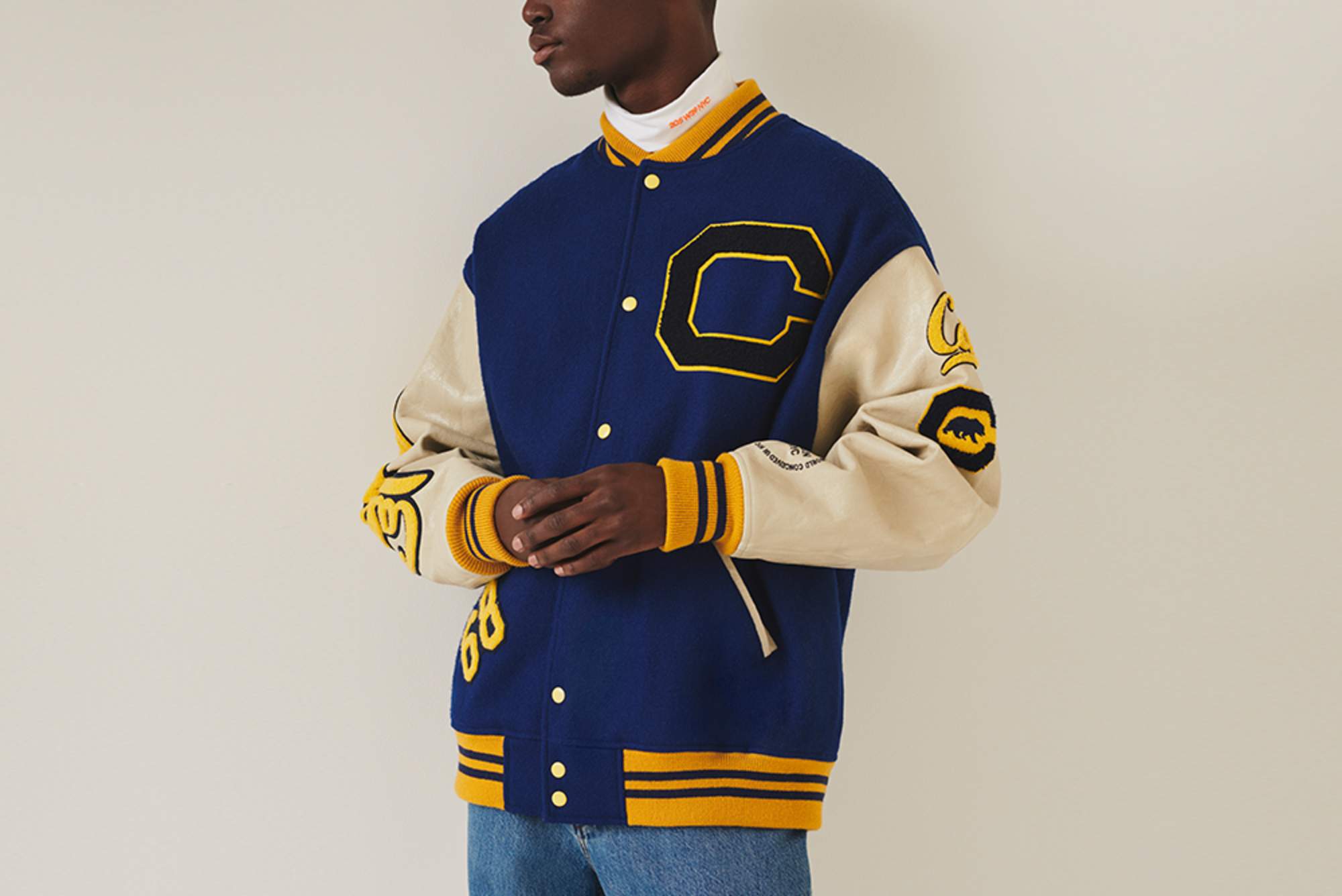 calvin klein varsity jacket