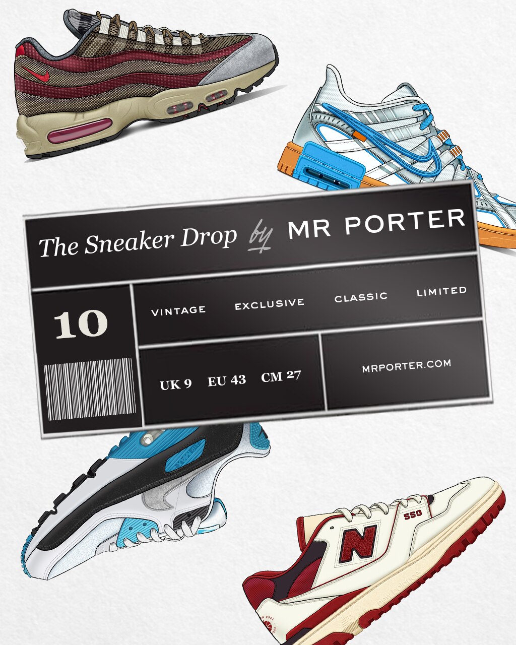 mr porter off white air max 90