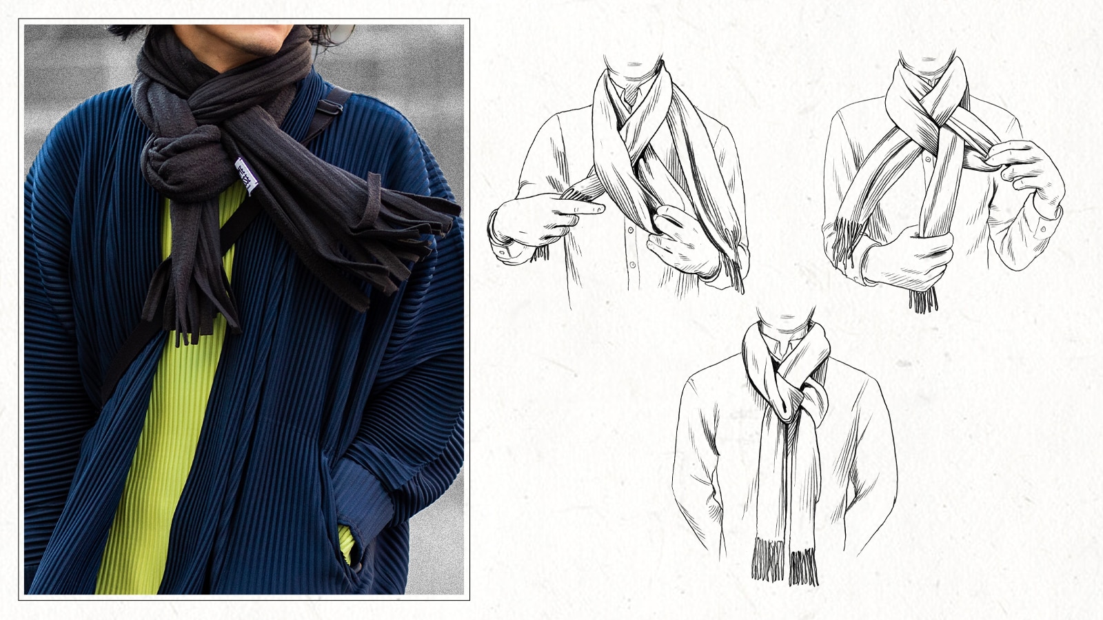 The Five Definitive Ways To Tie A Scarf, The Journal