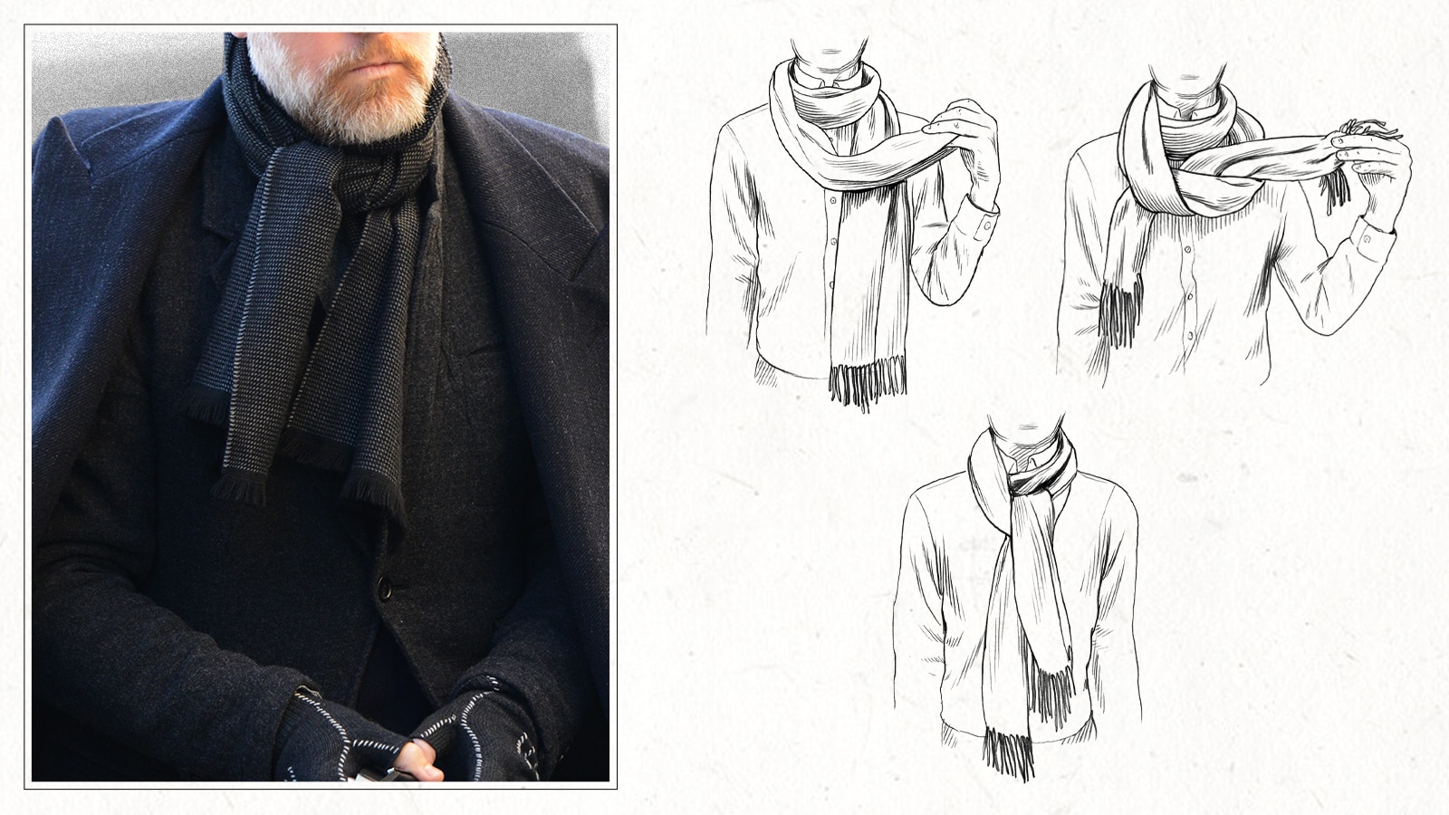 How to knot your scarf