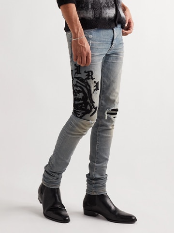 Distressed Skinny-leg Jeans Matchesfashion Herren Kleidung Hosen & Jeans Jeans Skinny Jeans 