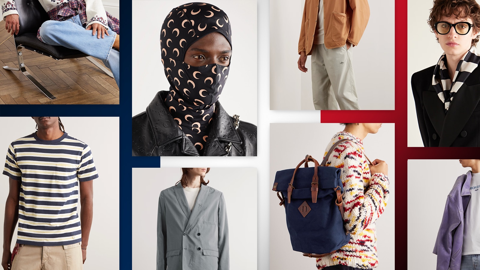 Parisian Collage Jacquard Hoodie - Men - Ready-to-Wear