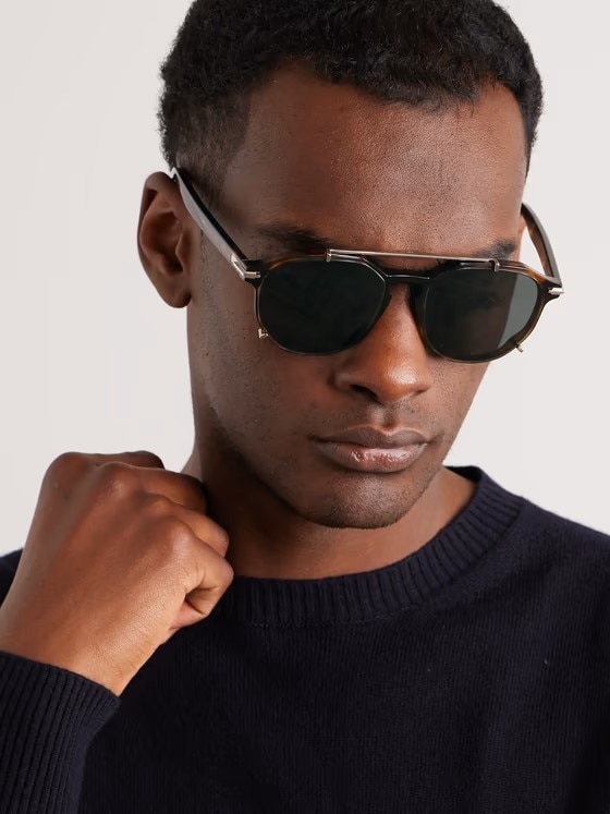 Dior Eyewear | InDior S3I Square-Frame Acetate Sunglasses | Men | Blue |  MILANSTYLE.COM