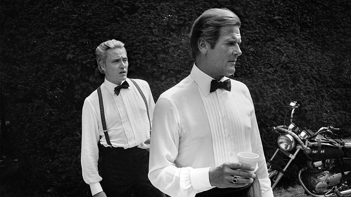 Young roger moore james bond