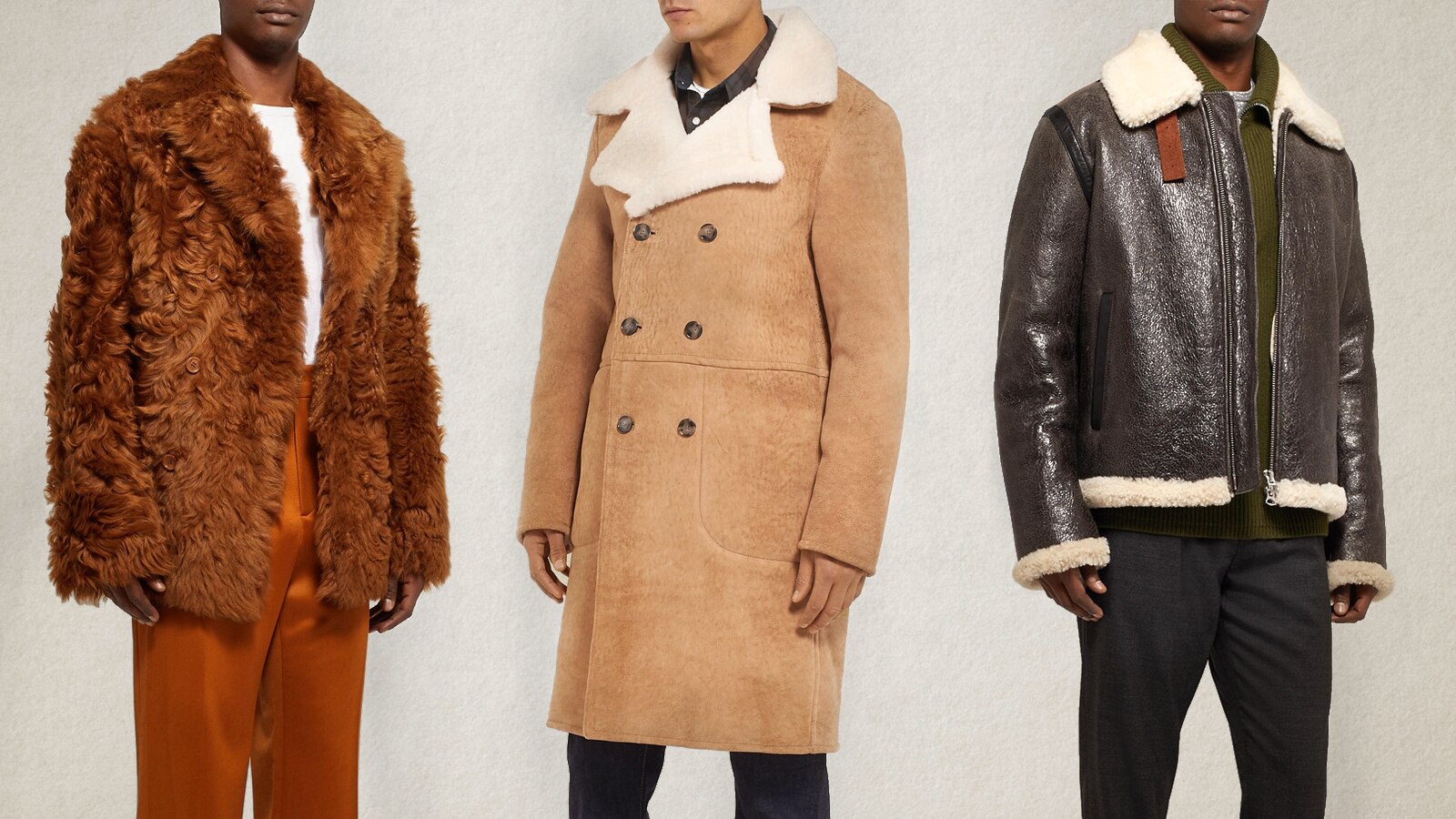 jim morrison shearling jacket