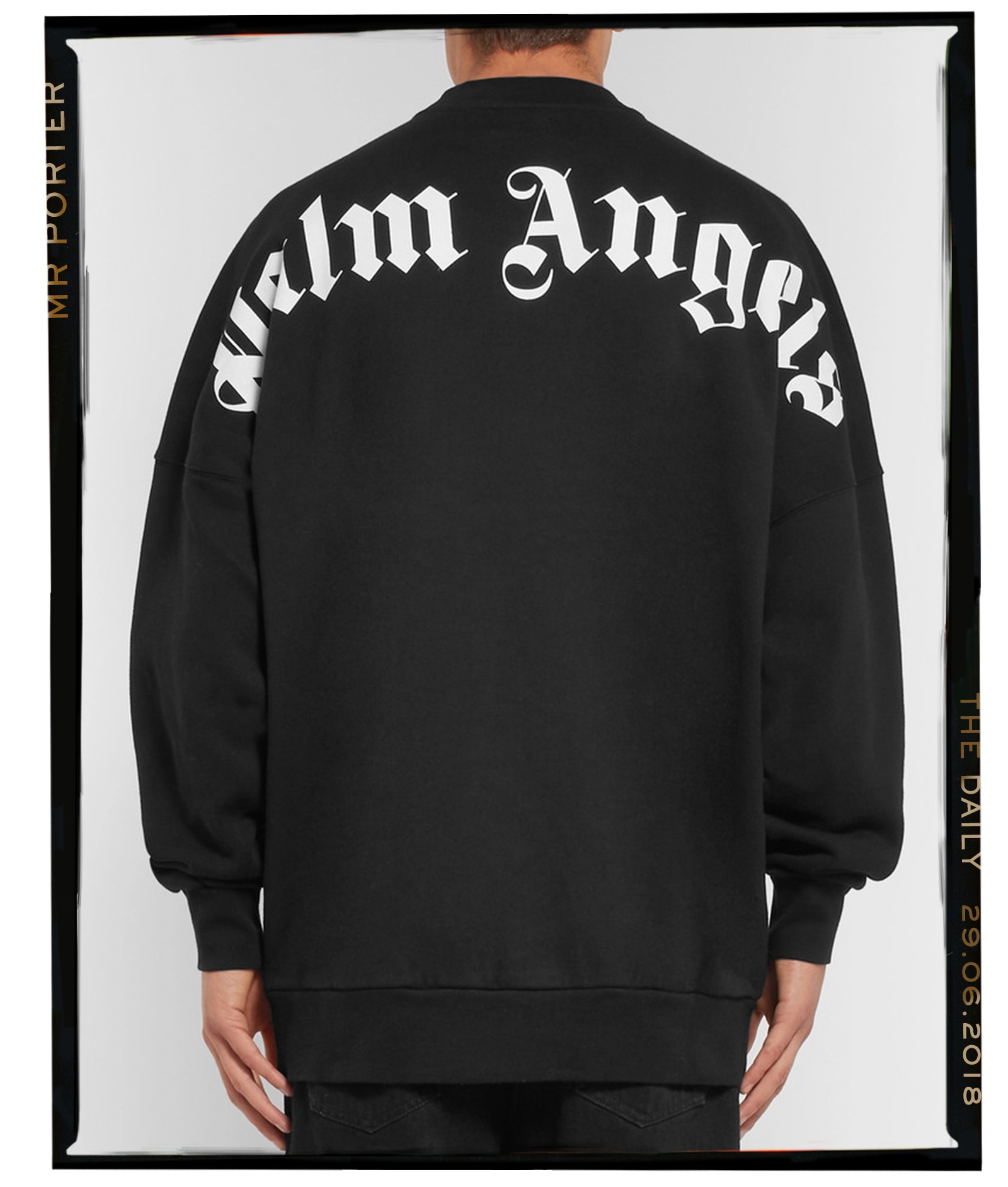 Palm angels sweater back print hotsell