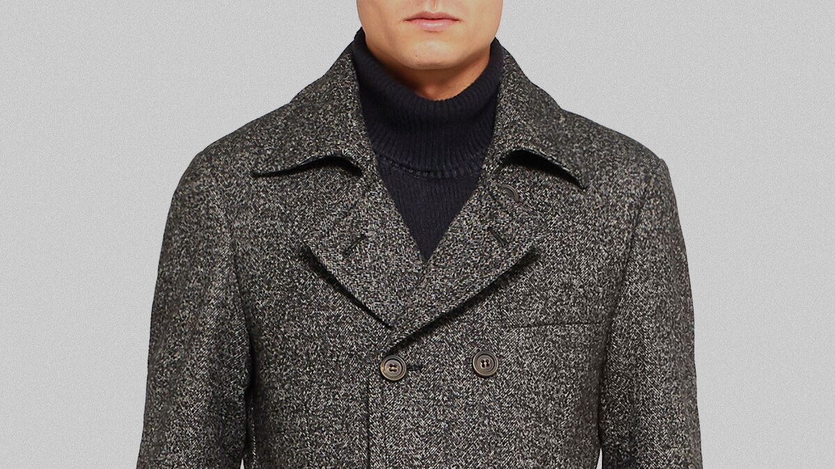 herringbone peacoat