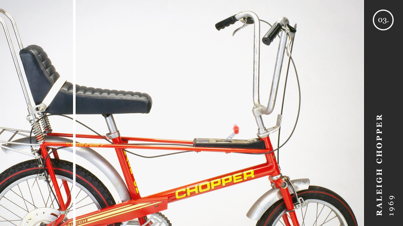 70s raleigh bike style with elongated saddle