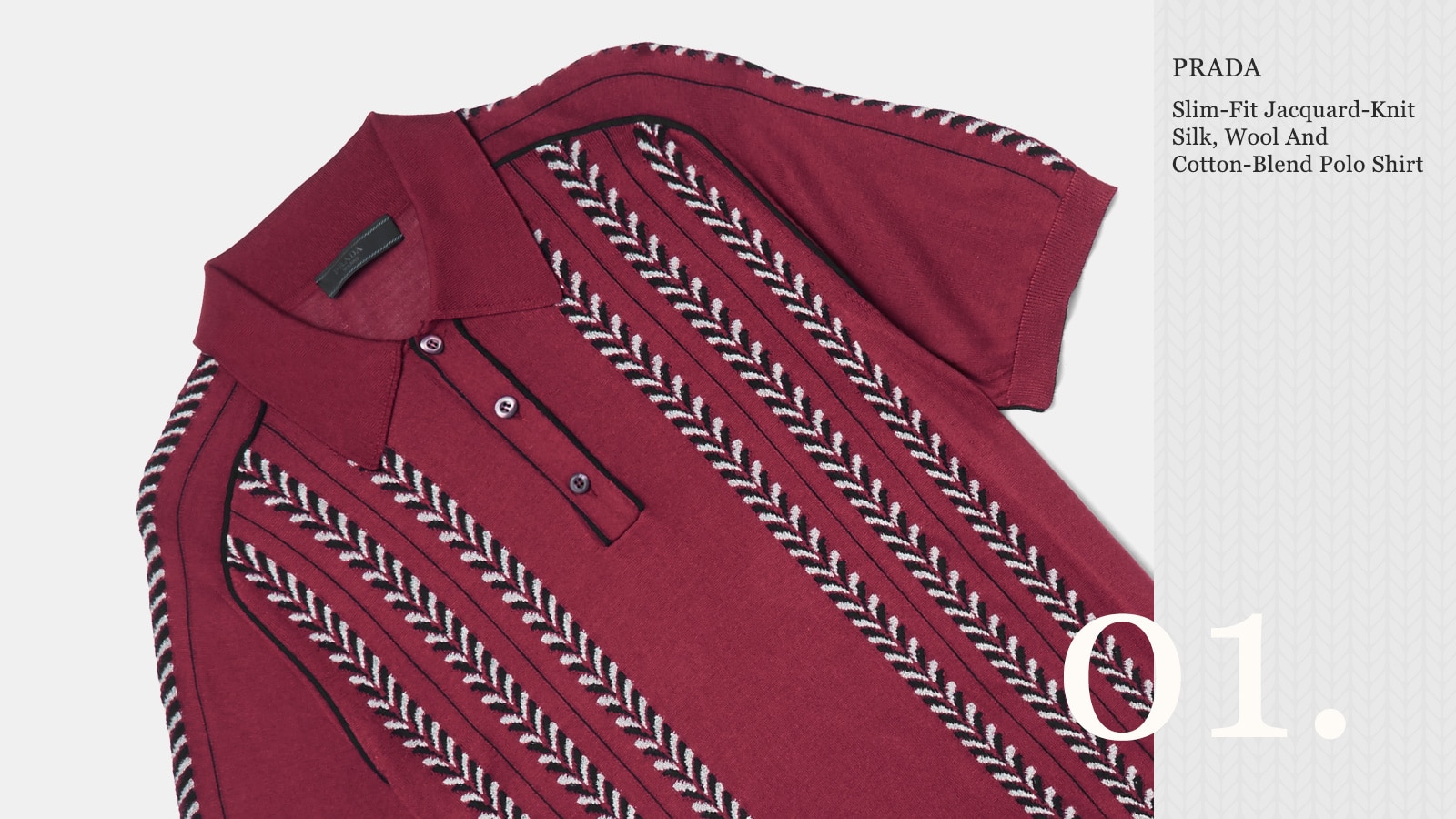 Prada knit polo top