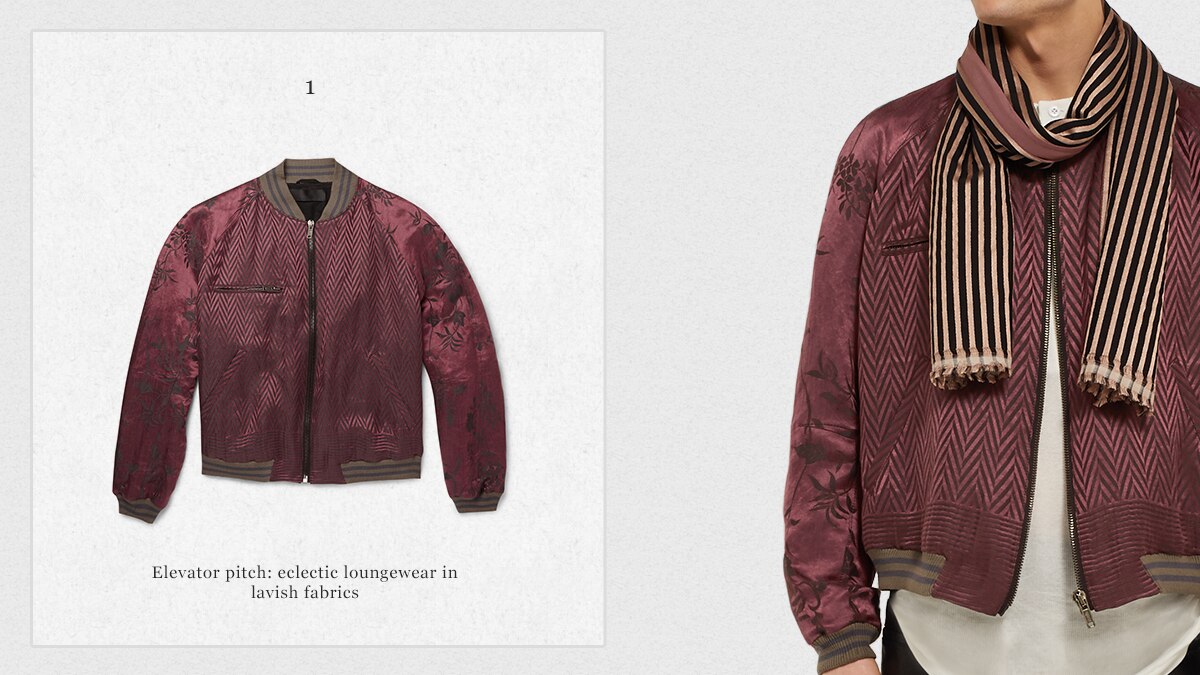 Haider ackermann deals floral bomber