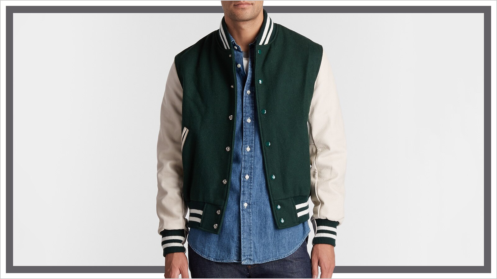 Example check college jacket