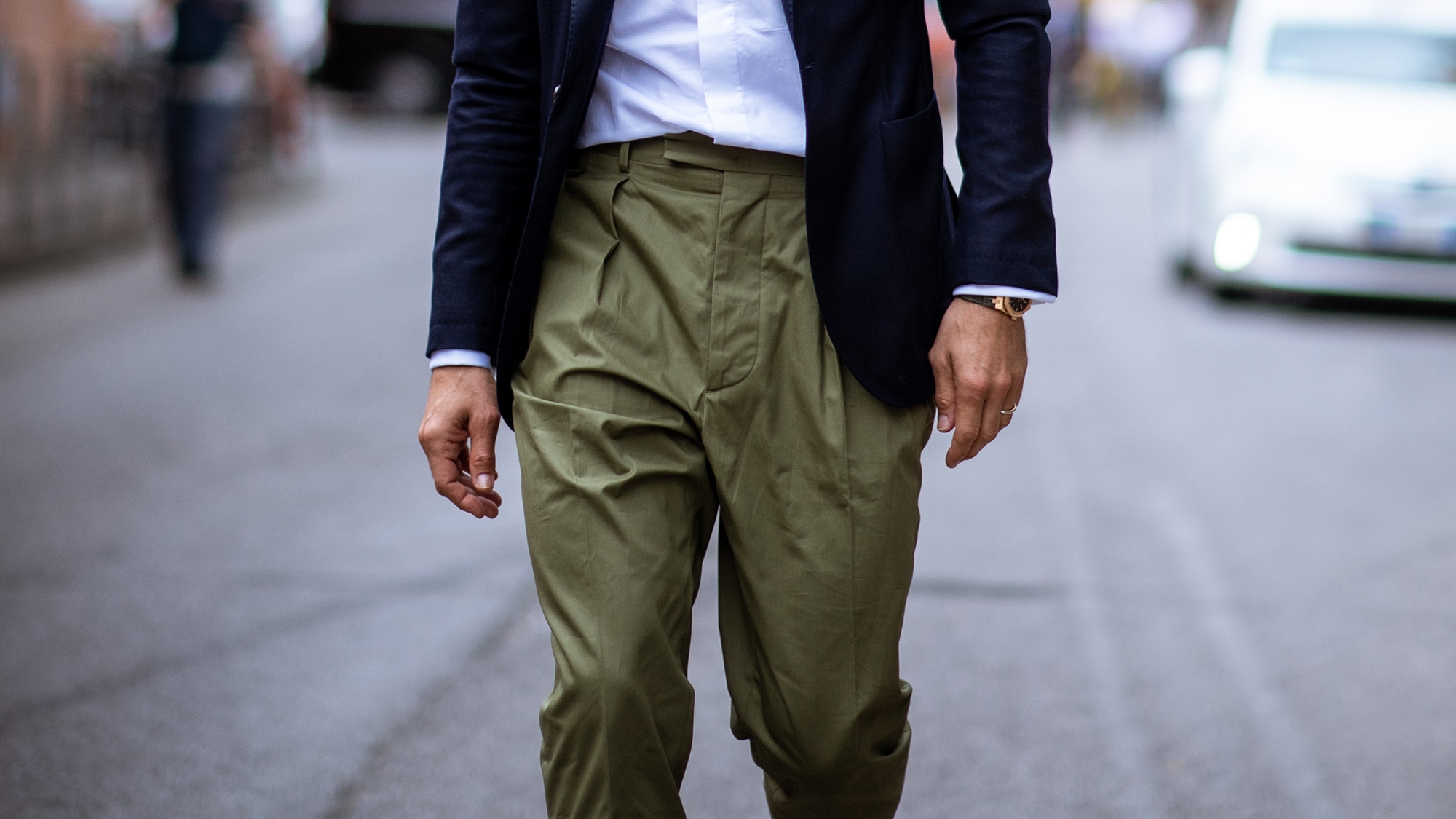 Apriori Pleated Trousers multicolored classic style Fashion Trousers Pleated Trousers 