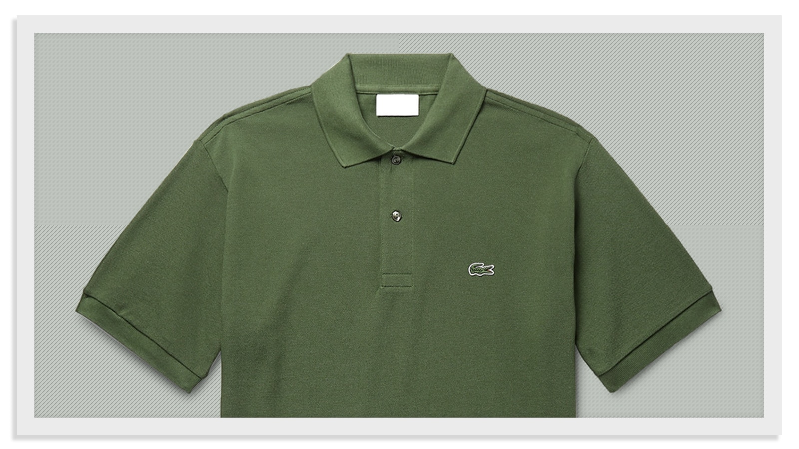 stiff collar polo shirt