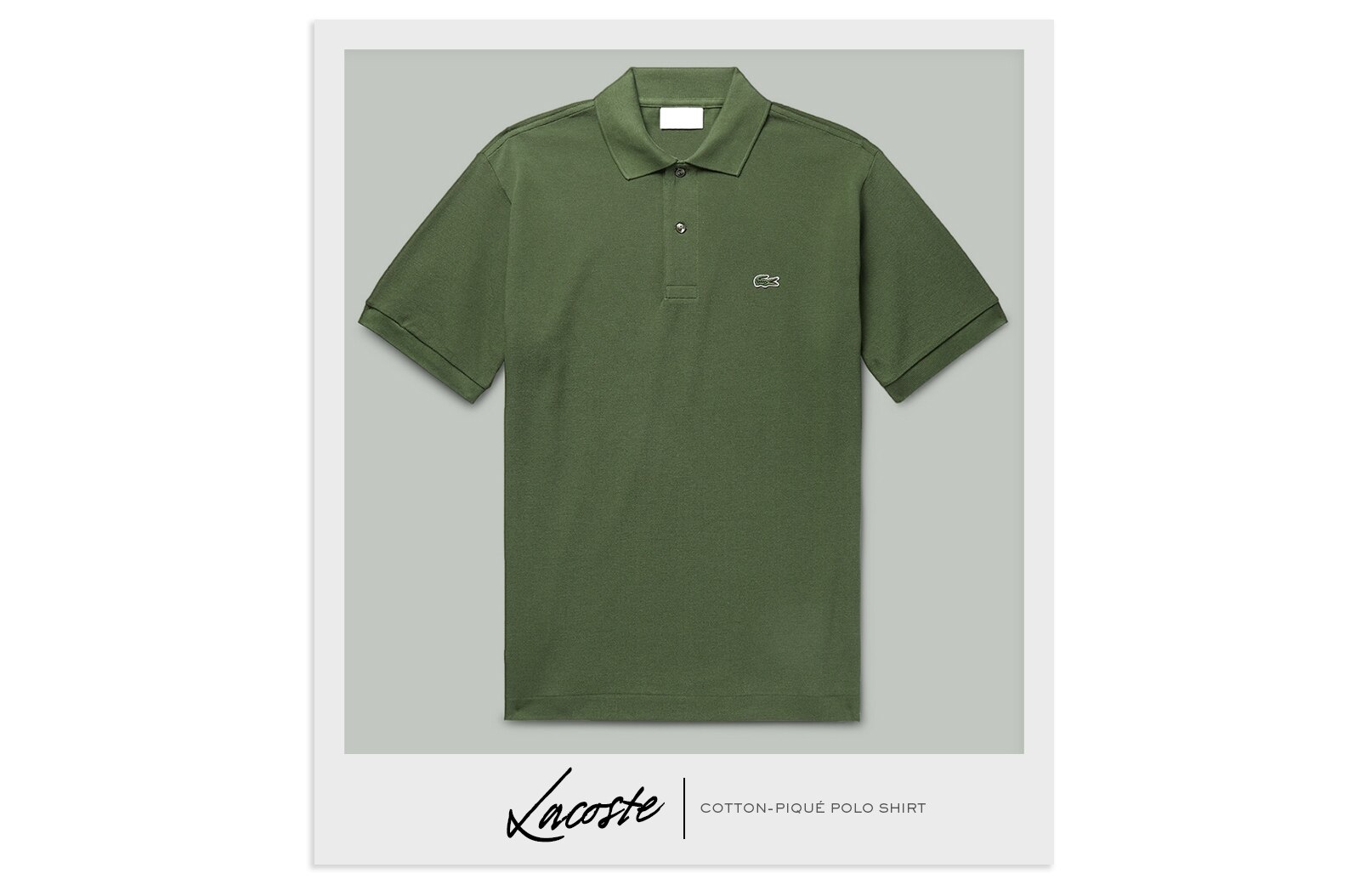 stiff collar polo shirt