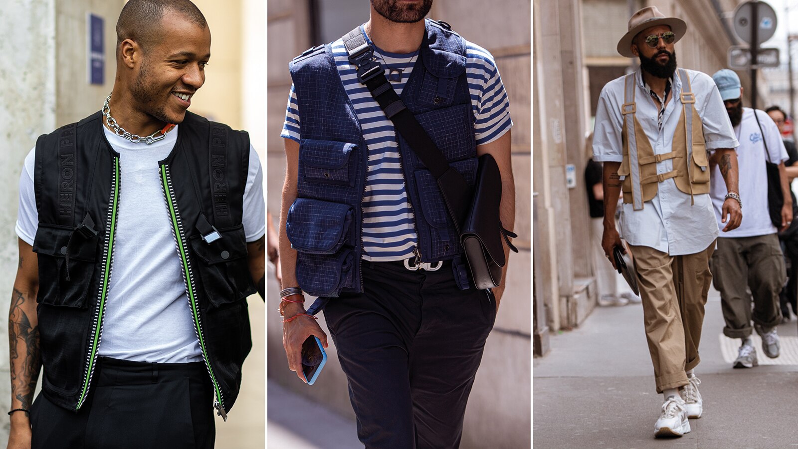 men's outfit with vest