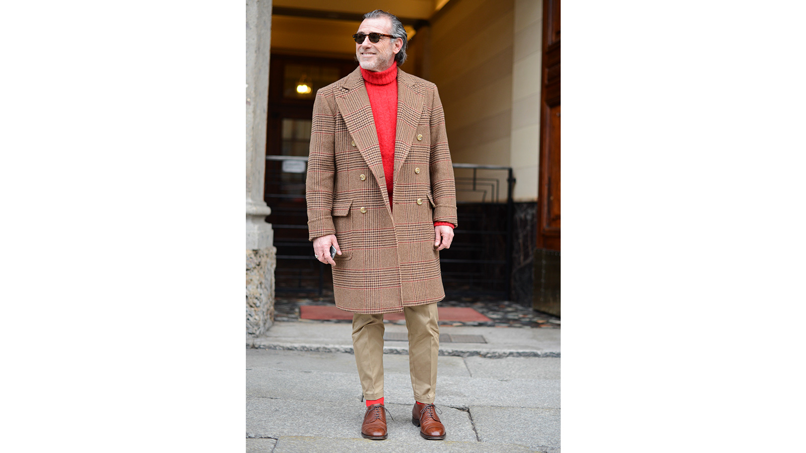 ジャケット・アウター Apartment three double breasted overcoat Double Breasted Mid Long Trench Coat Jacket Over Knee Length