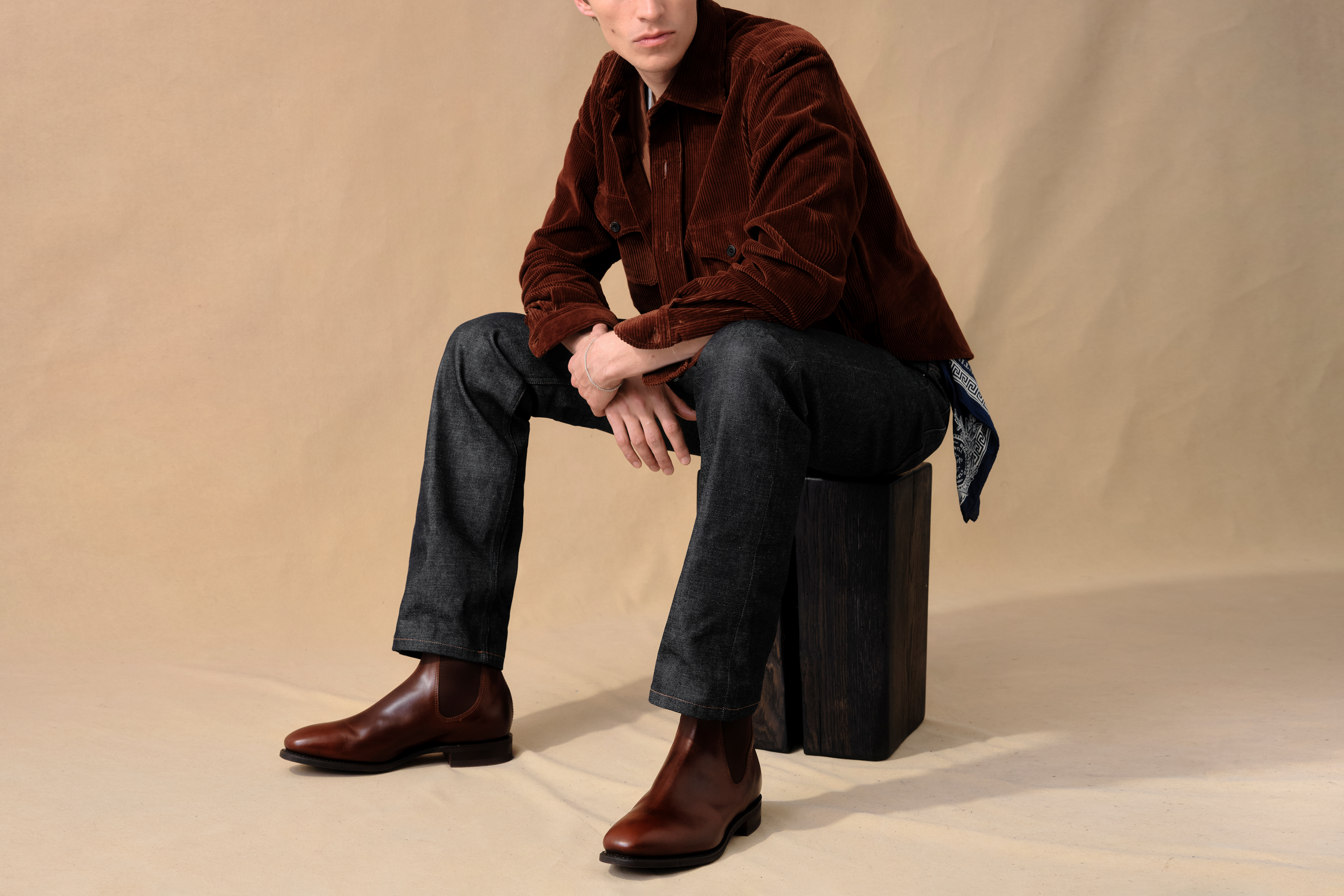white christmas dresses R.M.Williams Mens Ramco Denim Jeans main image 0