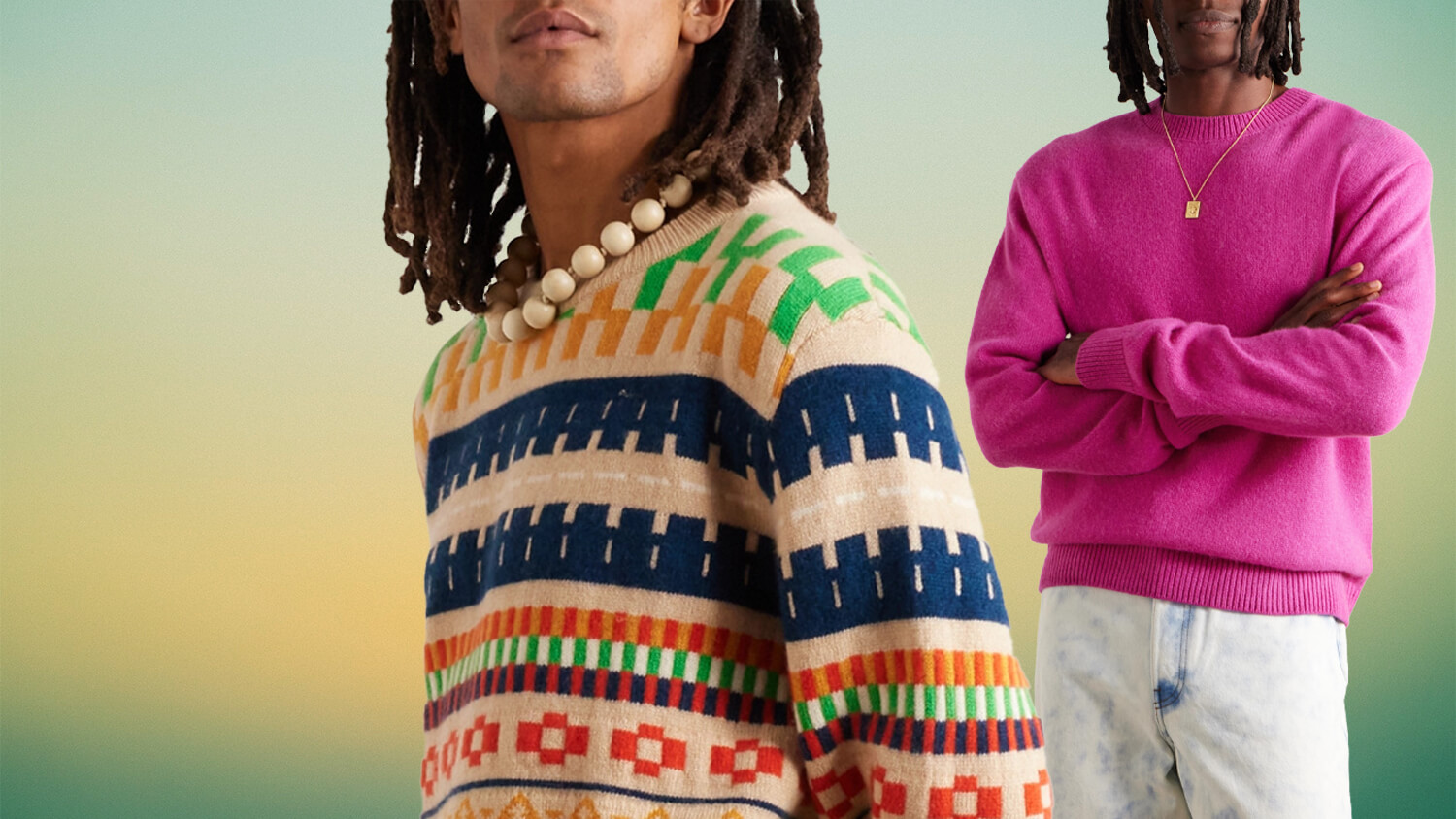 トップス THE ELDER STATESMAN MULTI GOWN M THE ELDER STATESMAN | MYSTIC OVERSIZED SHORTS