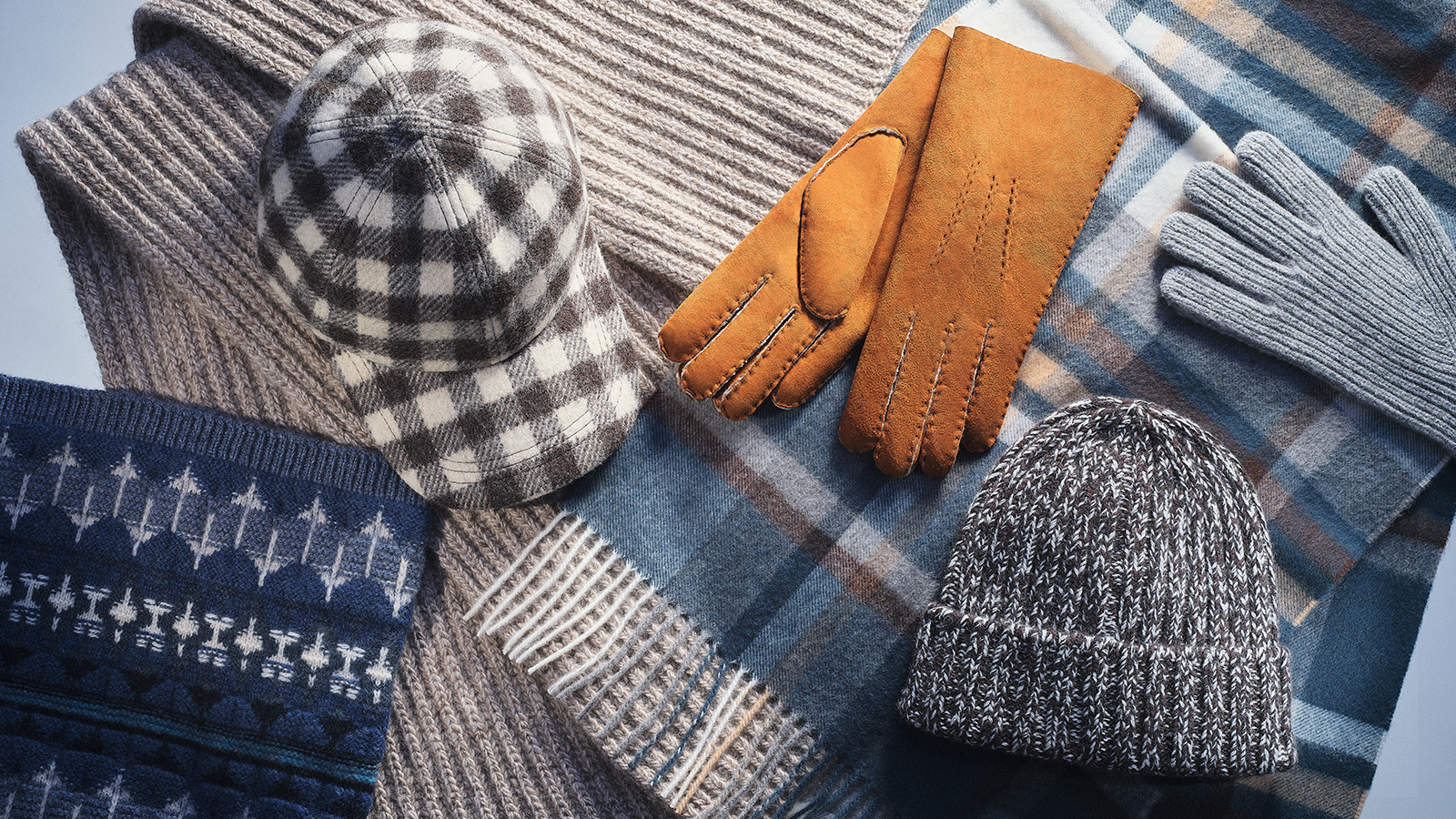 MR PORTER BEANIE AND MUFFLER SET [100% WOOL] MR P. Ribbed Wool Beanie for Men | MR PORTER main image 3